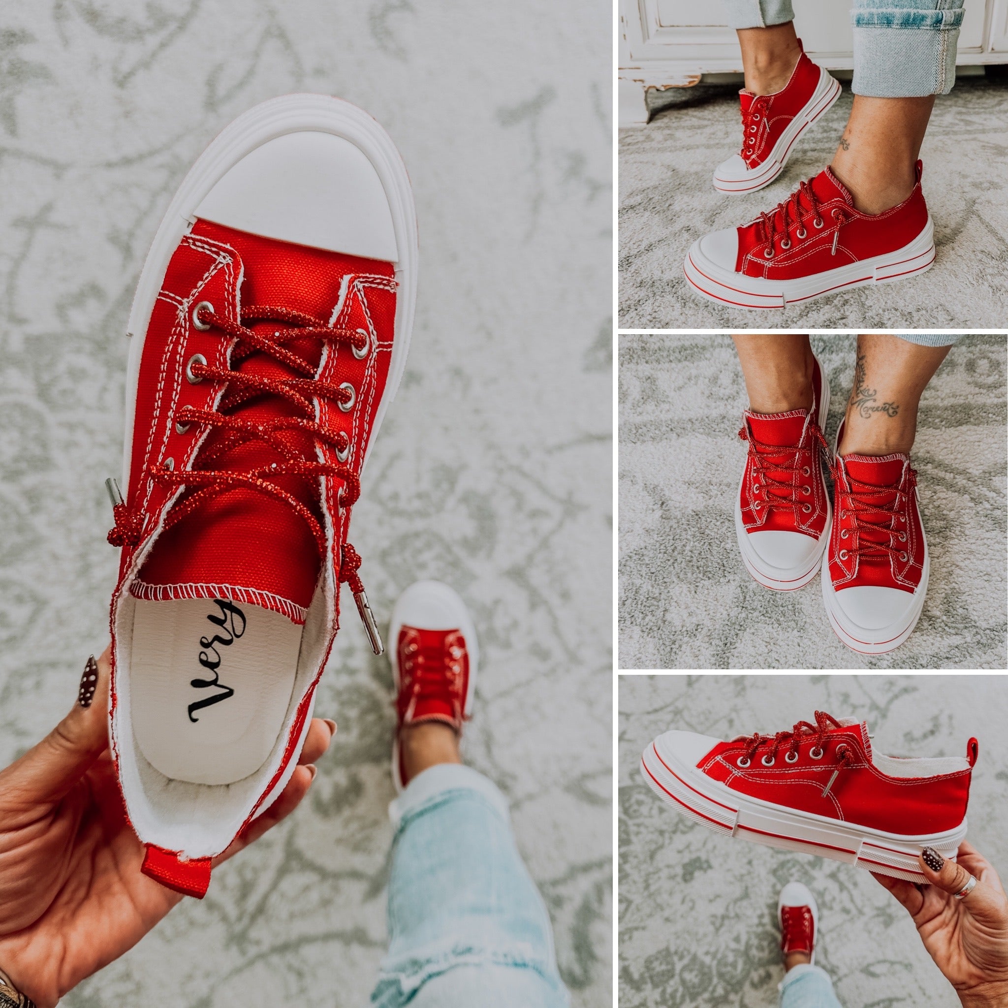 Aman Sneaker - Red