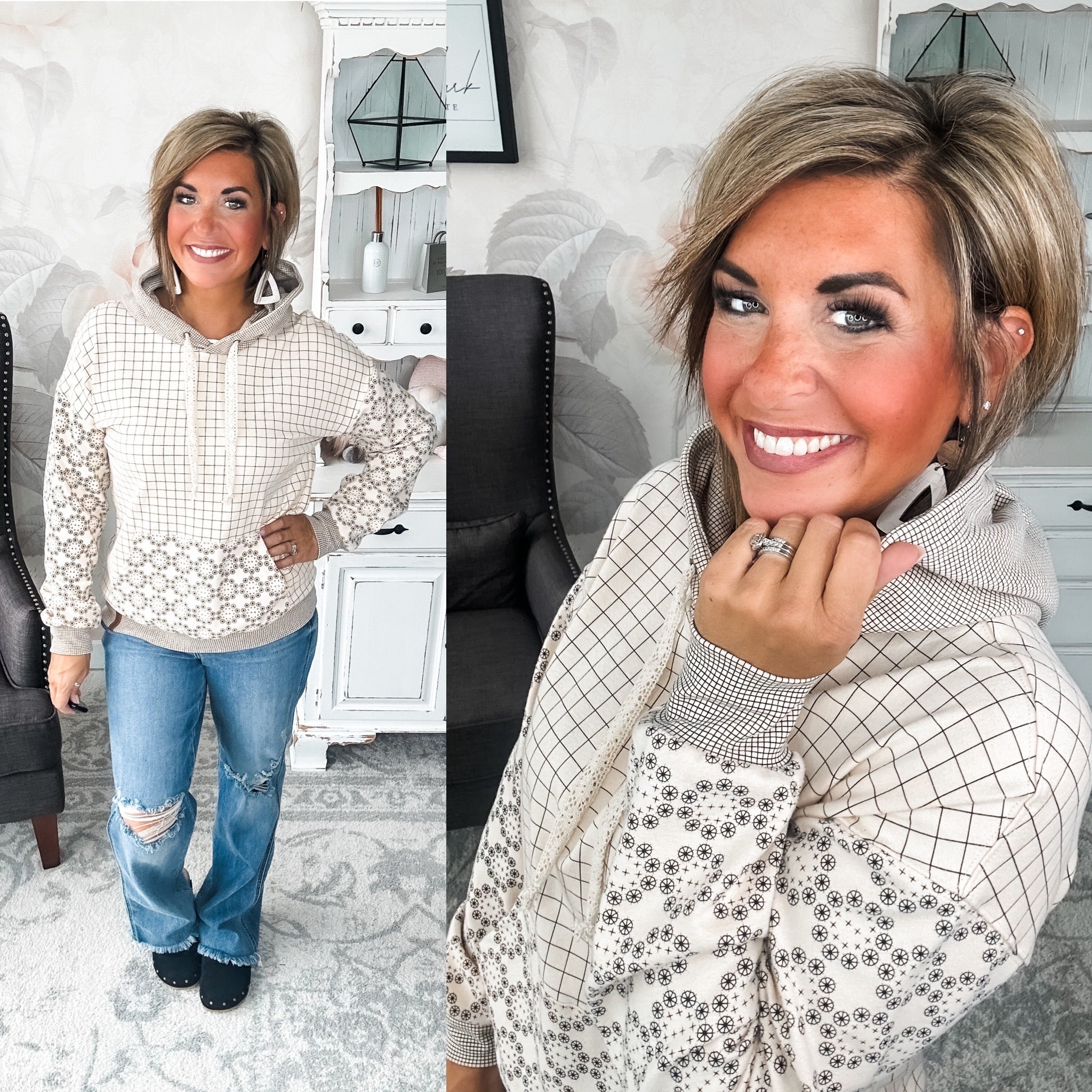 Ampersand Avenue University Hoodie - First Date