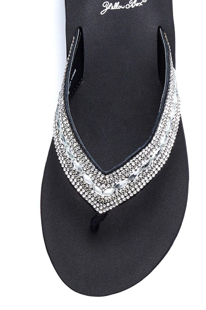 Marcy Wedge Sandal - Clear