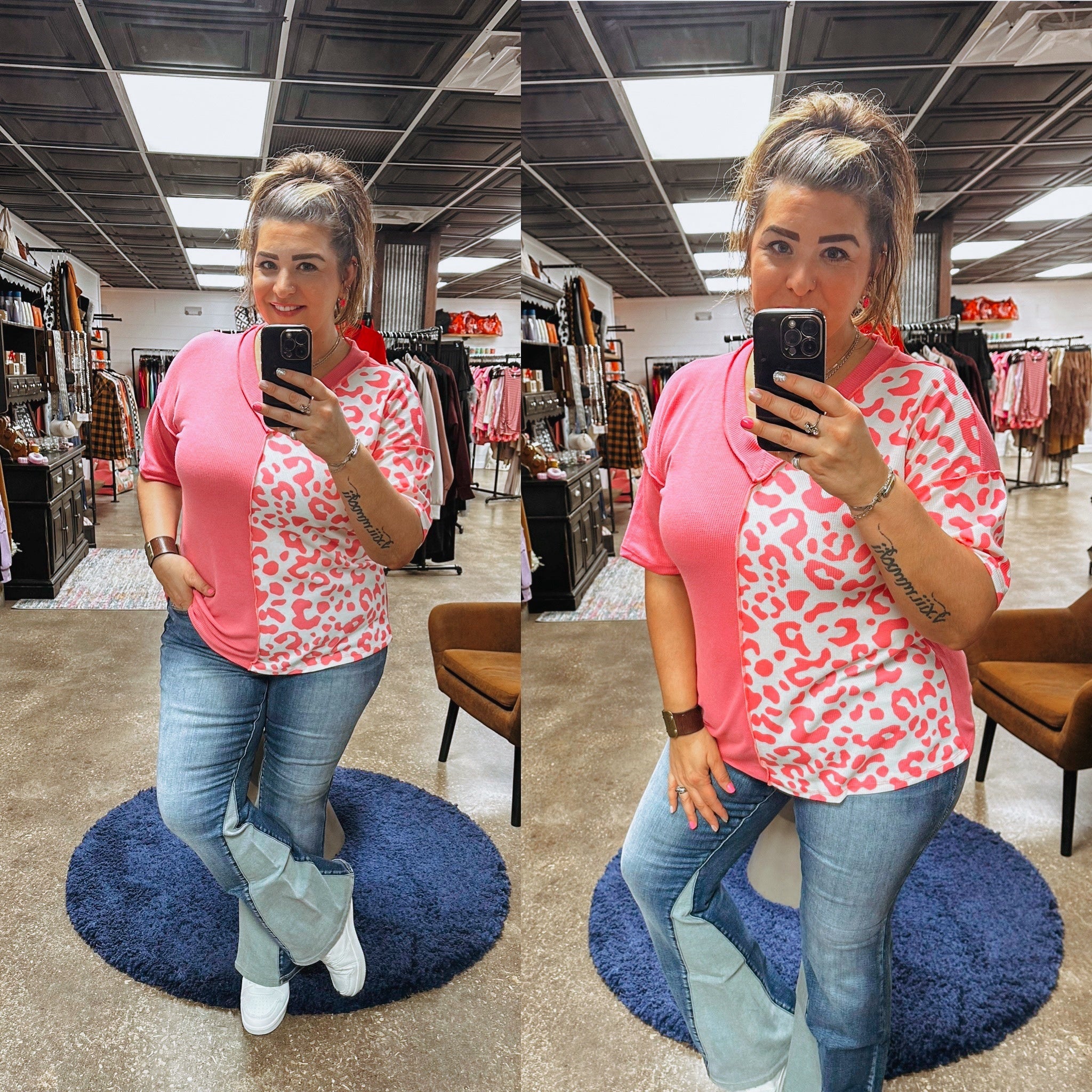 Take A Ride With Me Short Sleeve Tee - Neon Pink