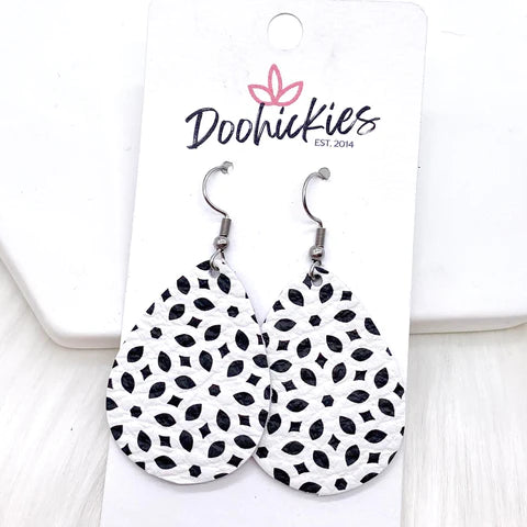 1.5" The Classics Mini Collection - Abstract Earrings