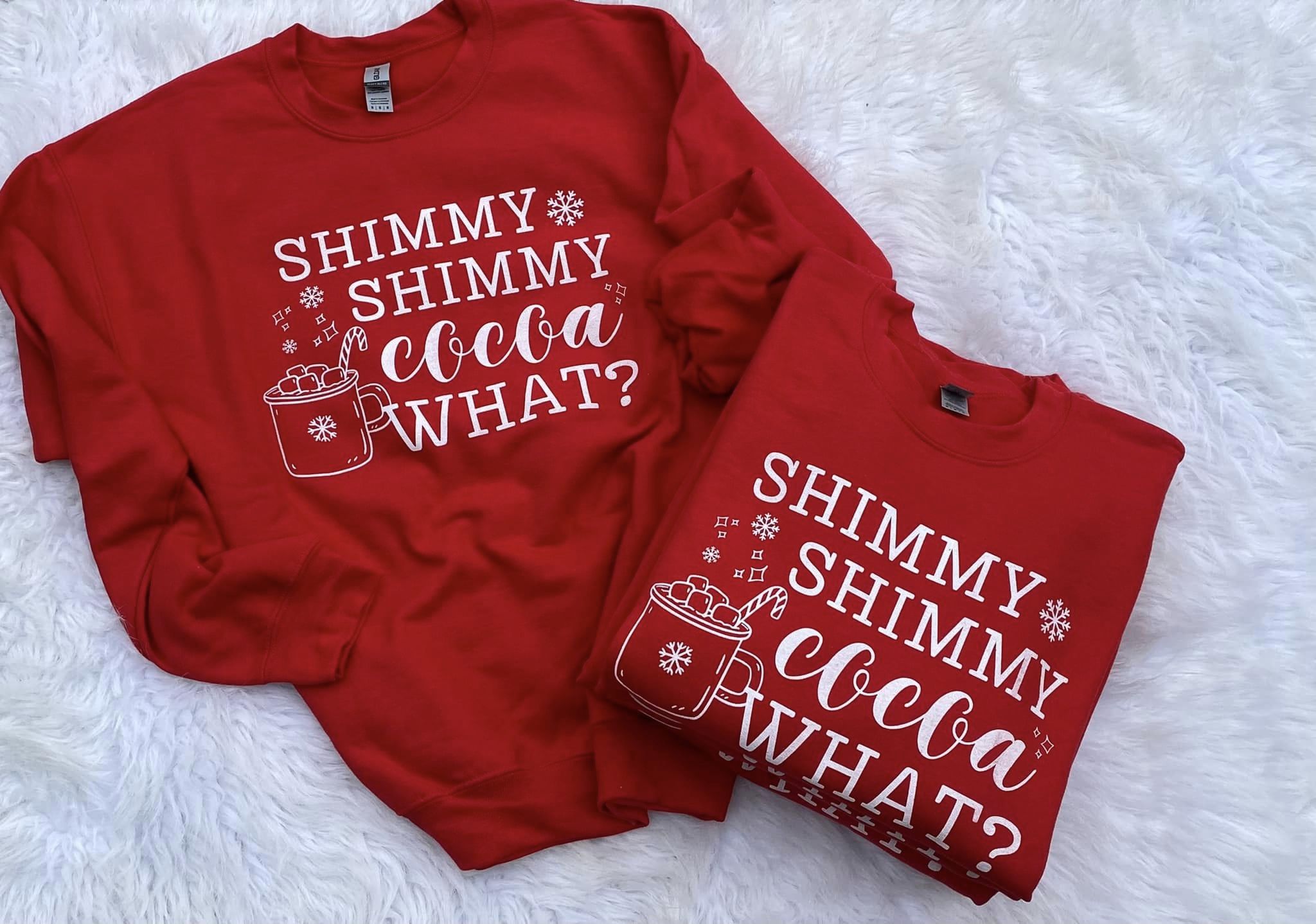 Shimmy Shimmy Cocoa What? Pullover Sweatshirt