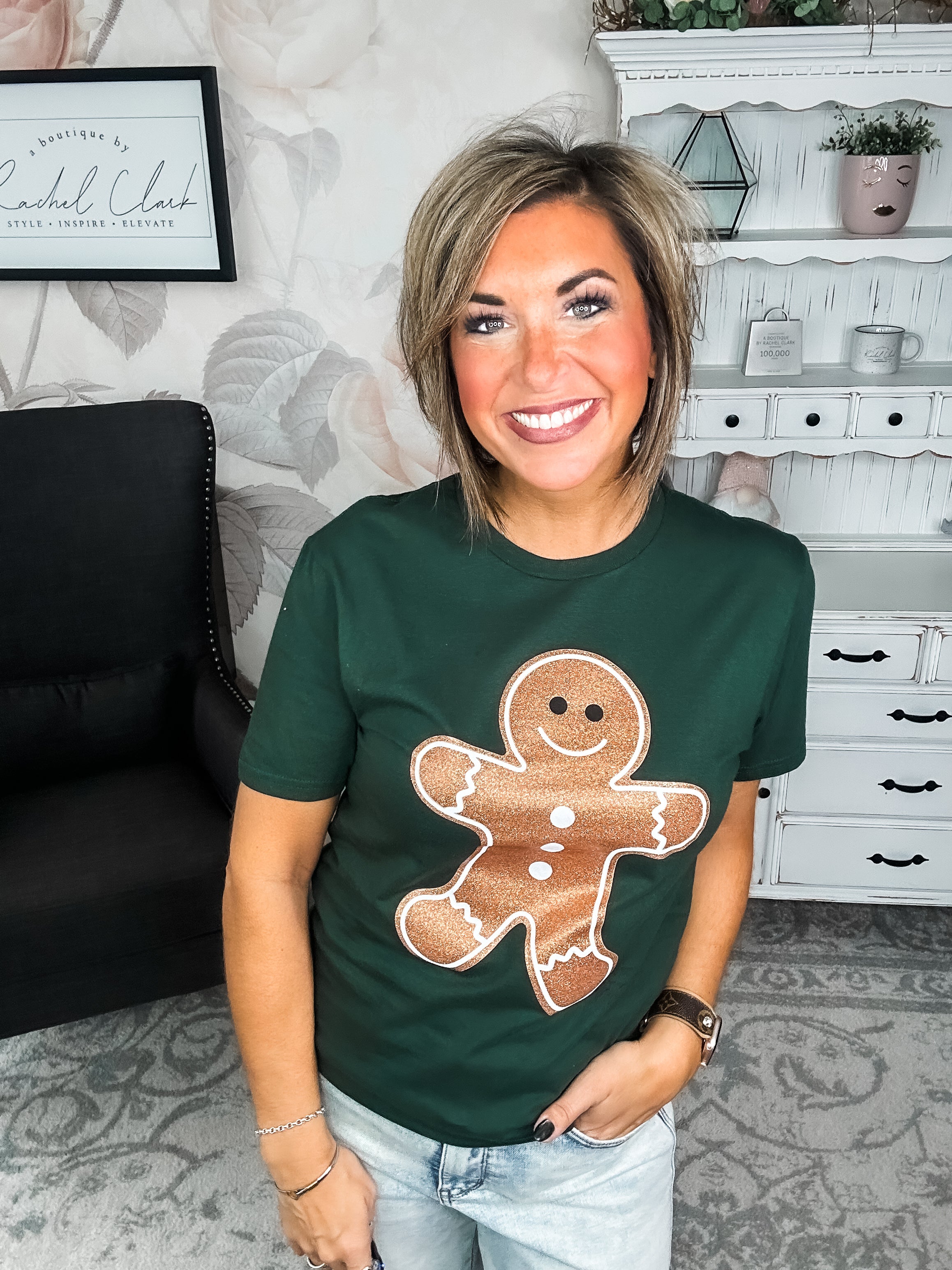 Glitter Gingy Graphic Tee