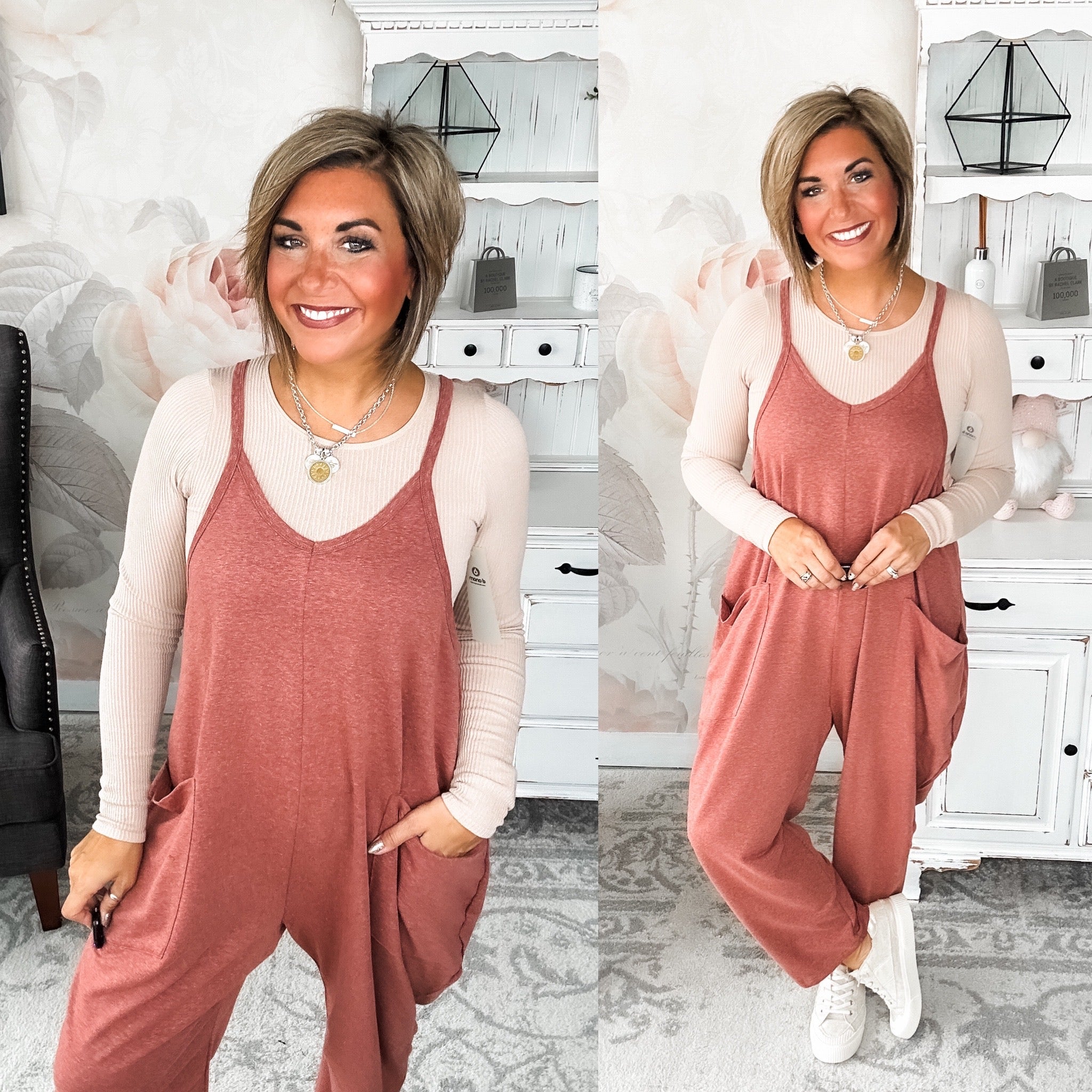 Not Afraid To Stay Jumpsuit