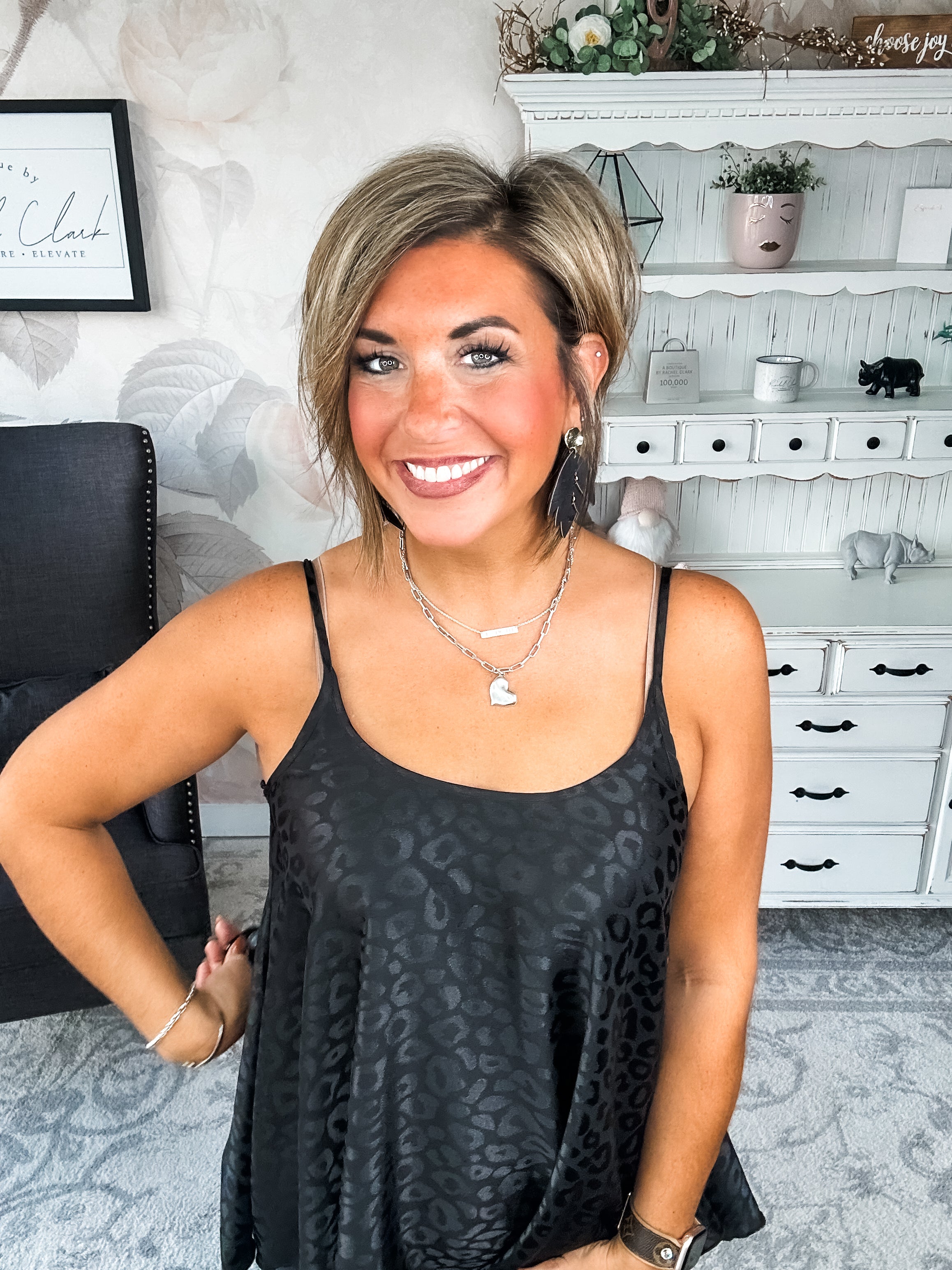 Remember Your Heart Tank - Black