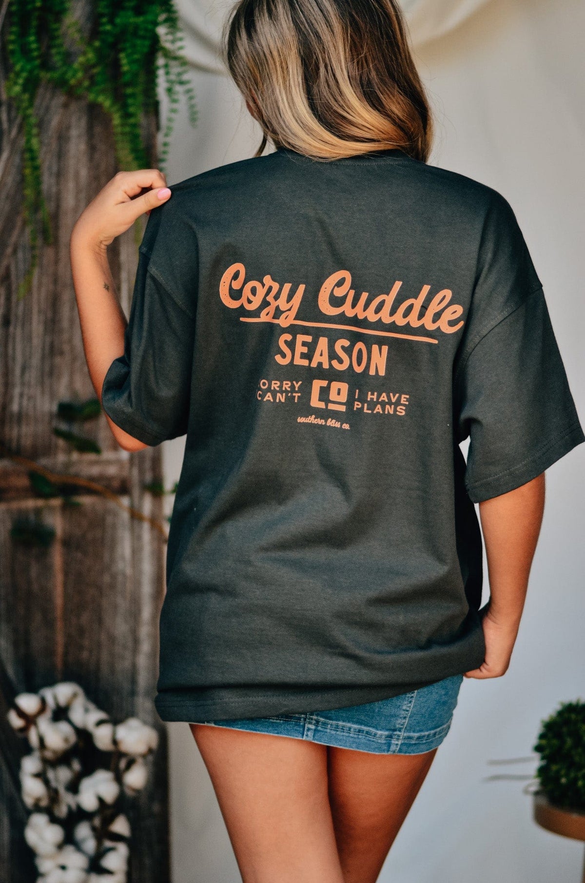 Cozy Cuddle Season Mock Tee *ONLINE EXCLUSIVE*