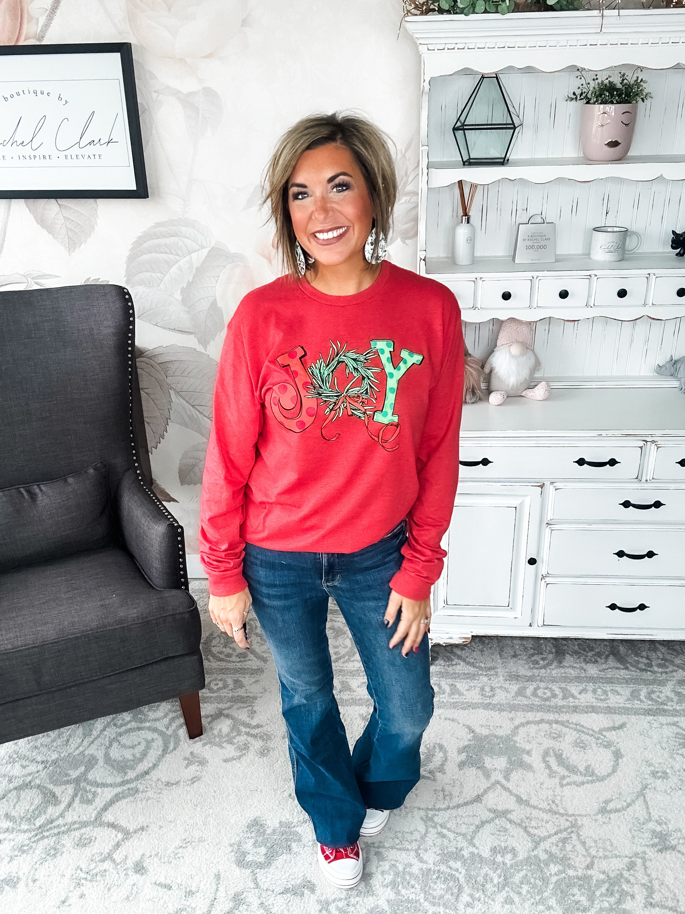 Joy Long Sleeve Graphic Tee