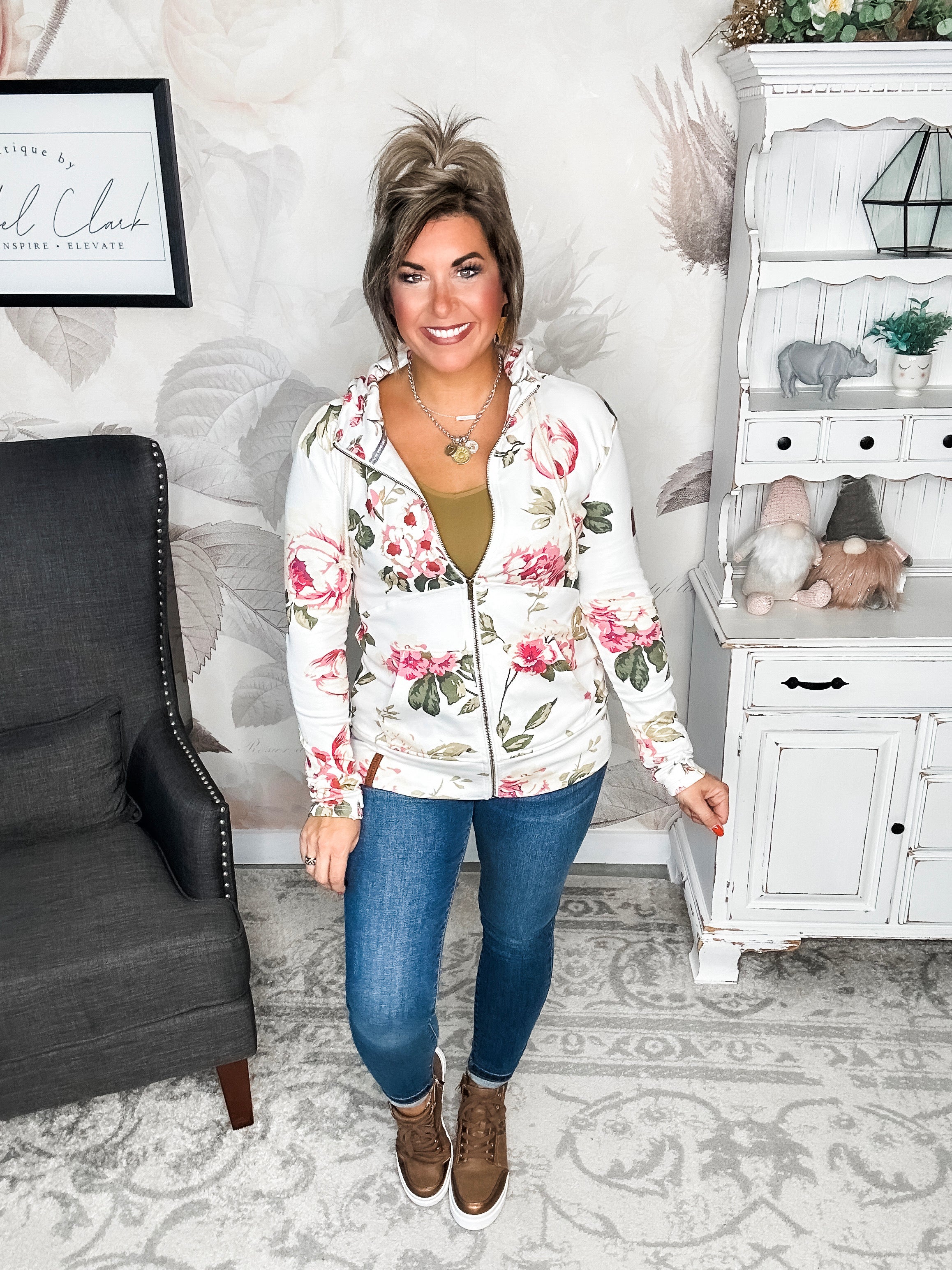 Ampersand Avenue Fullzip Sweatshirt - Most Of Fall