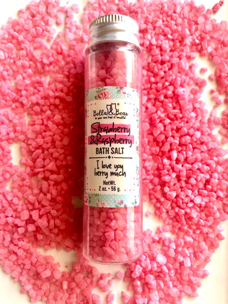 Bella Bear
Strawberry and Raspberry
Bath salt
I Love you berry much