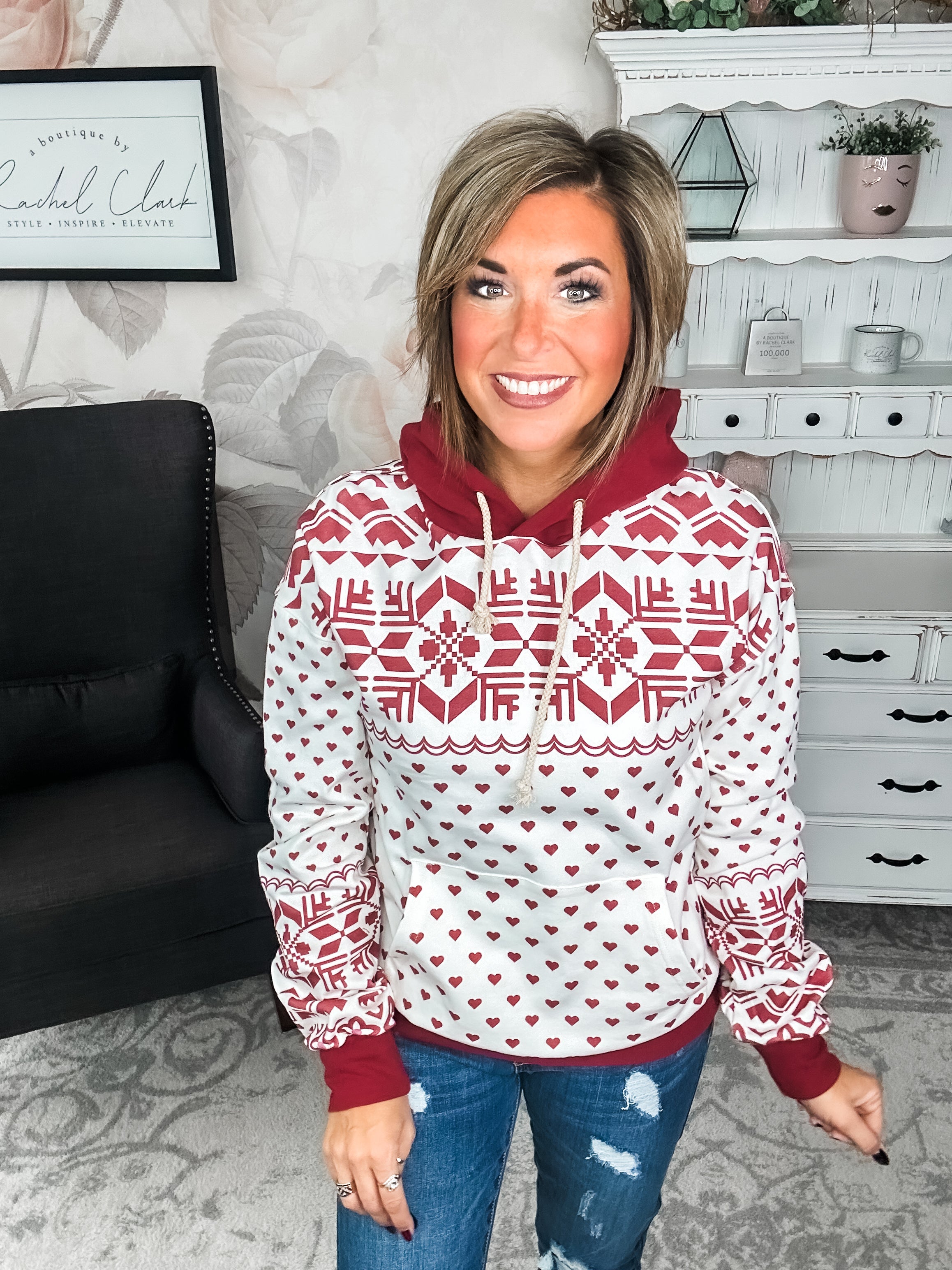 Ampersand Avenue University Hoodie - Home For The Holidays