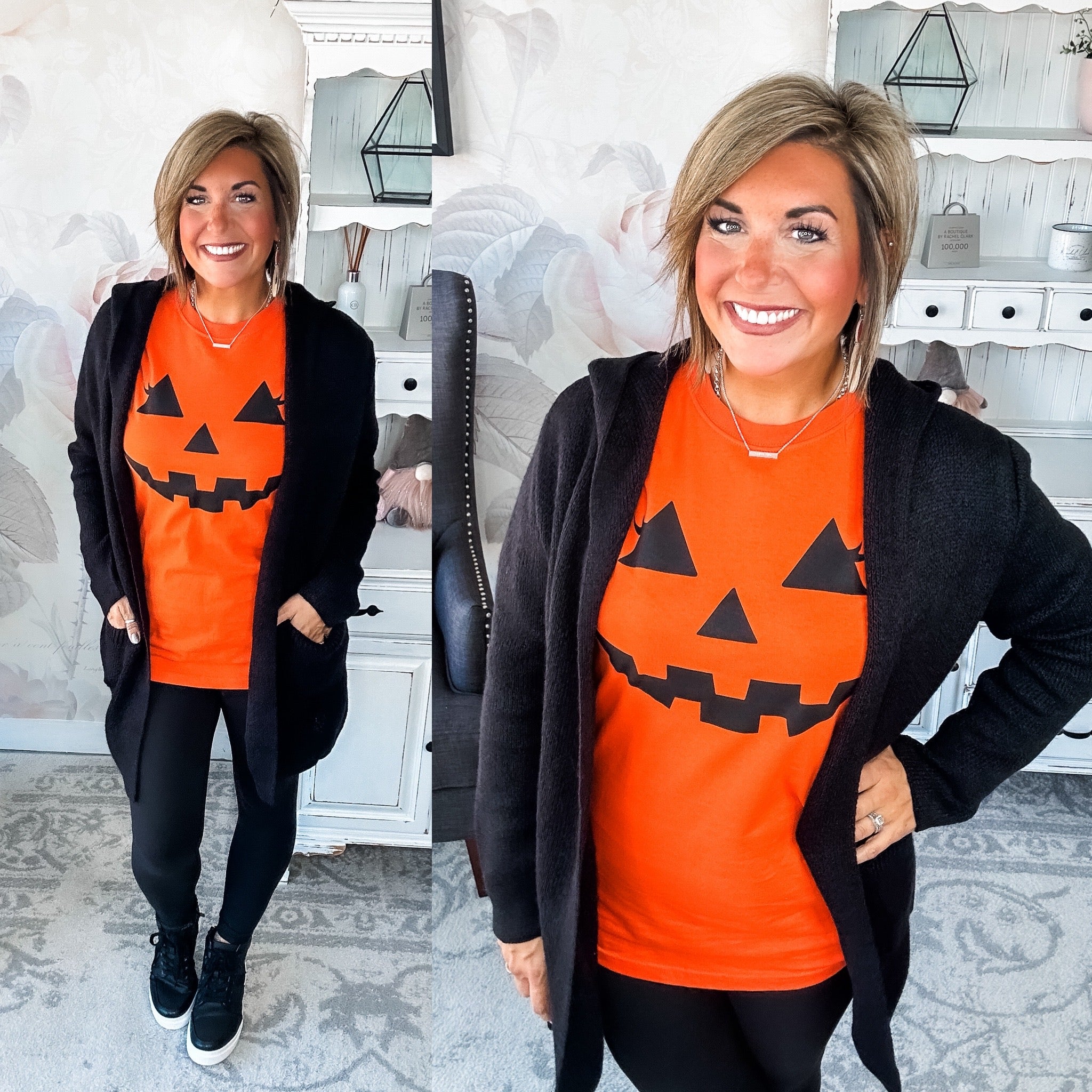 Pumpkin Face Graphic Tee