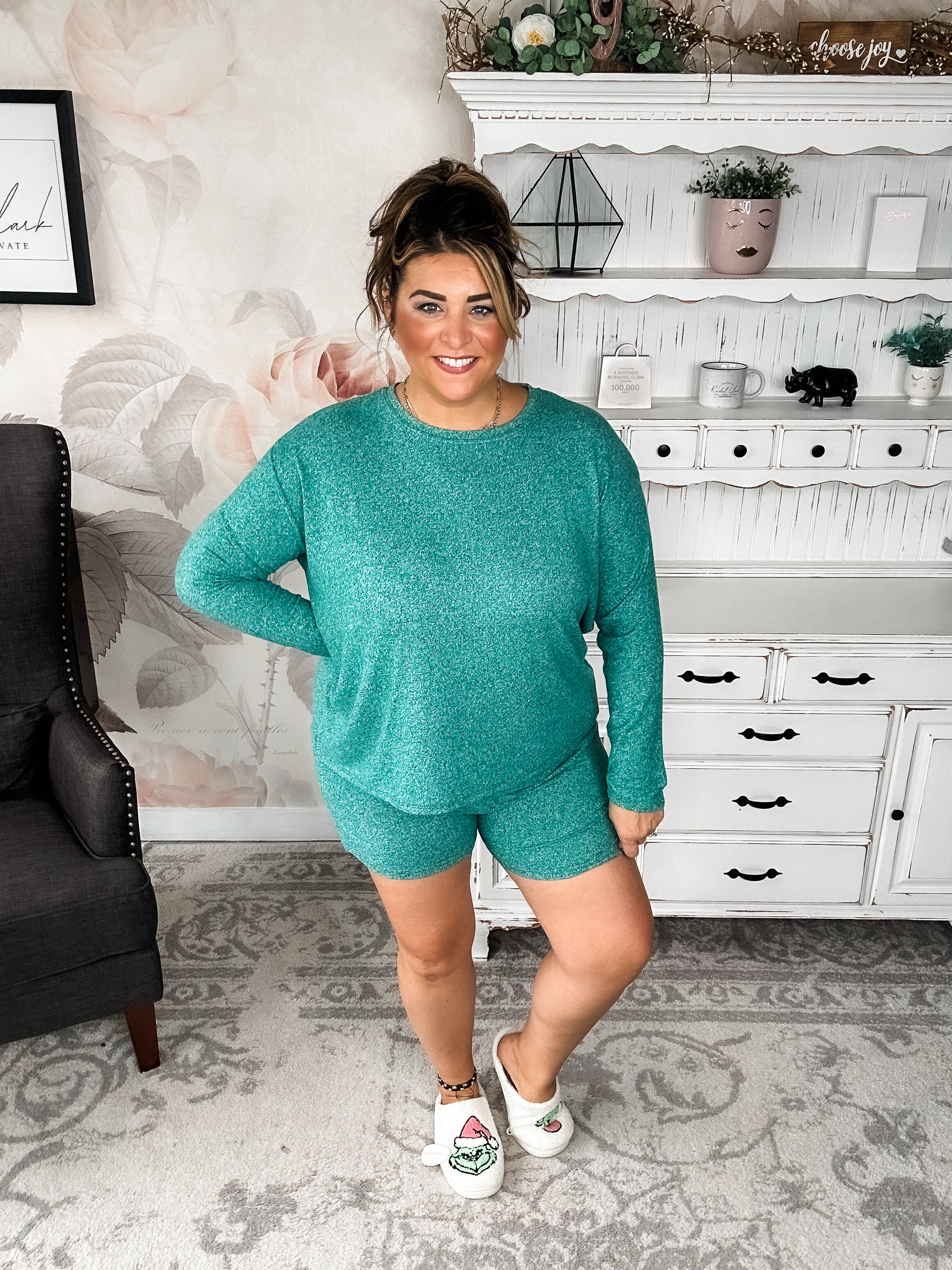 BLACK FRIDAY EXCLUSIVE - Twilight Traveler Lounge Set - Dark Green