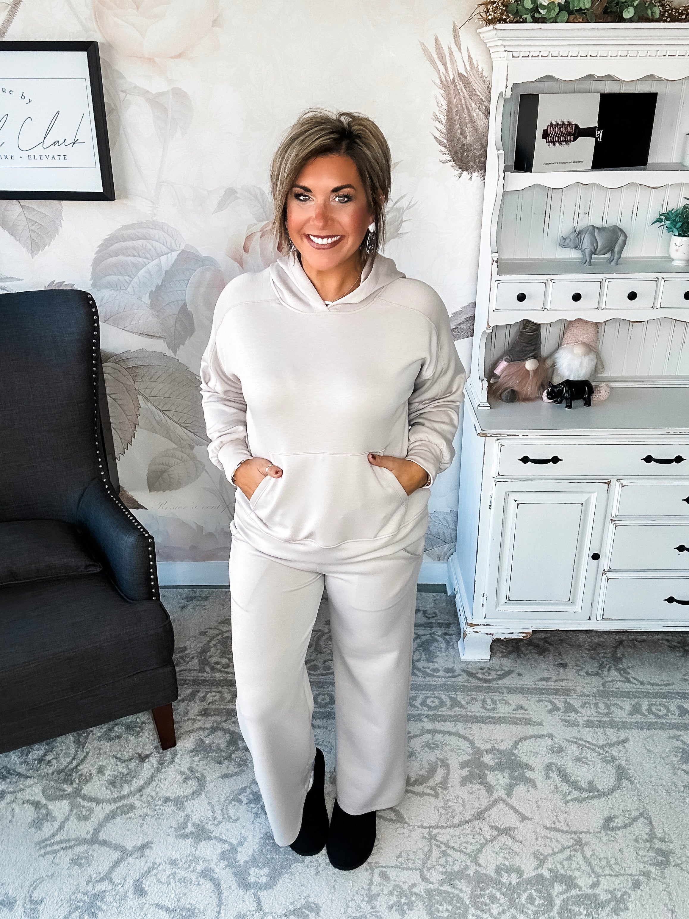 Charmed On The Weekend Hoodie - Grey