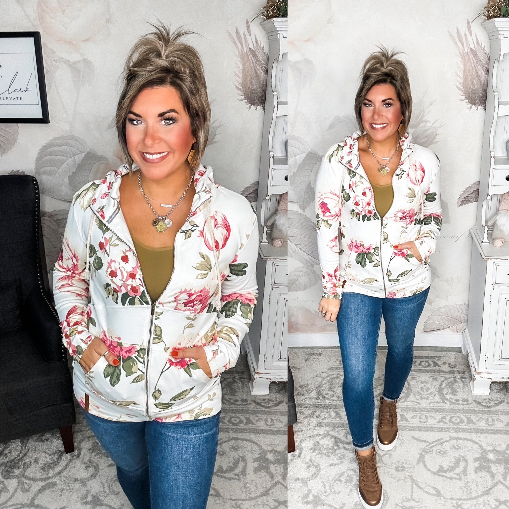 Ampersand Avenue Fullzip Sweatshirt - Most Of Fall