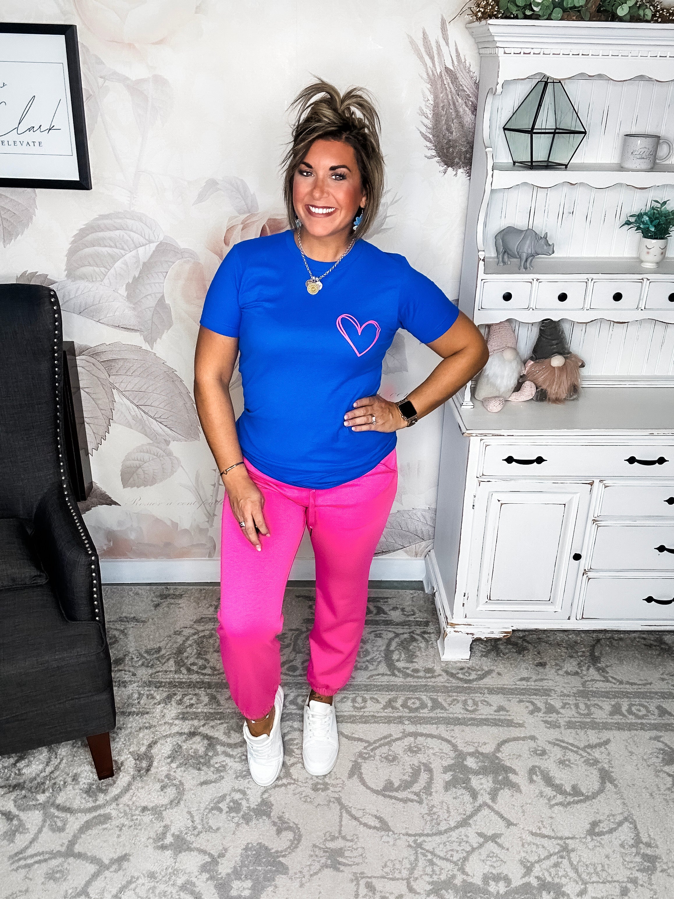 Classy On The Weekend Set - Hot Pink