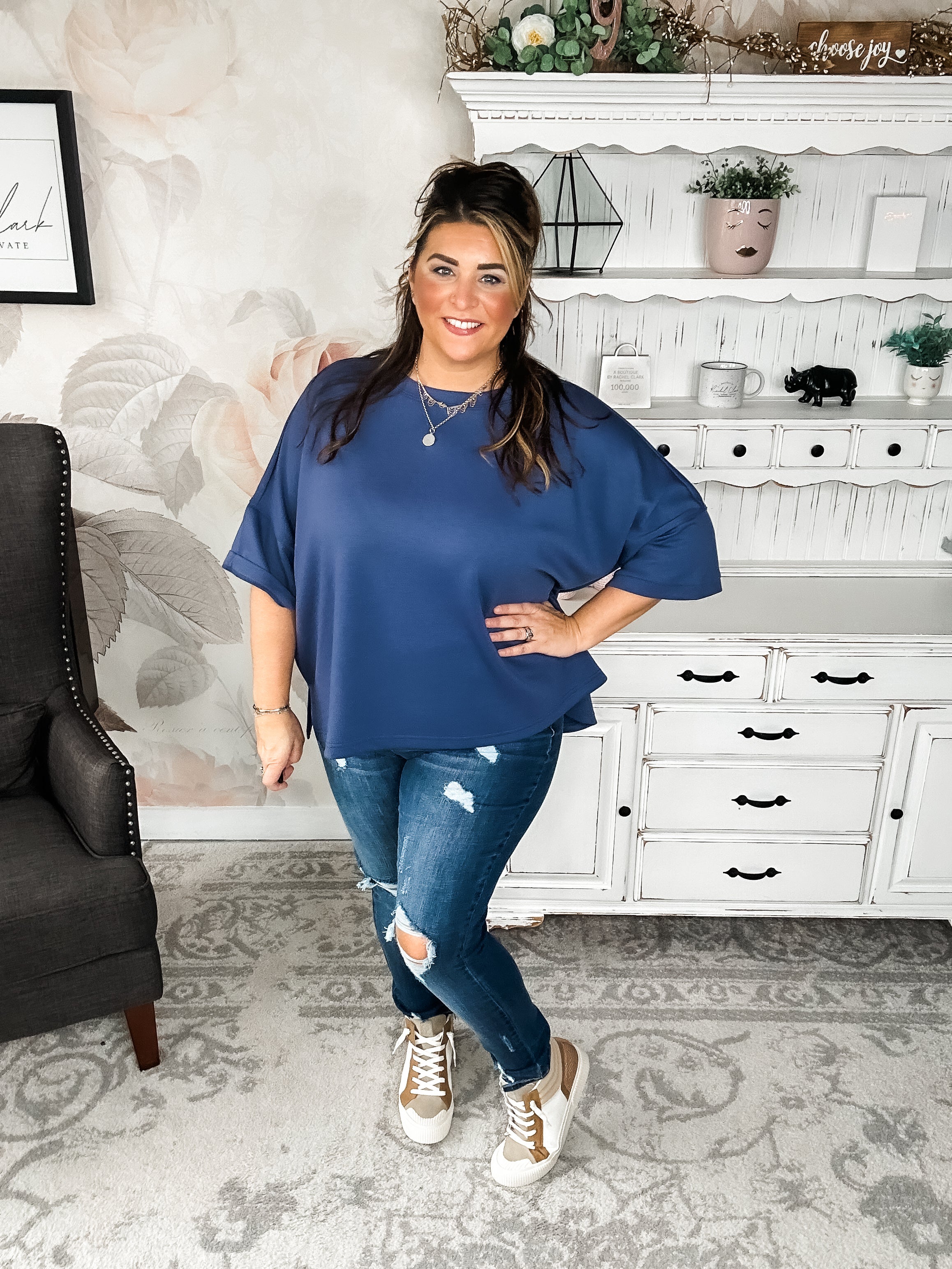 Nightfall Nomad Pullover - Blue Indigo