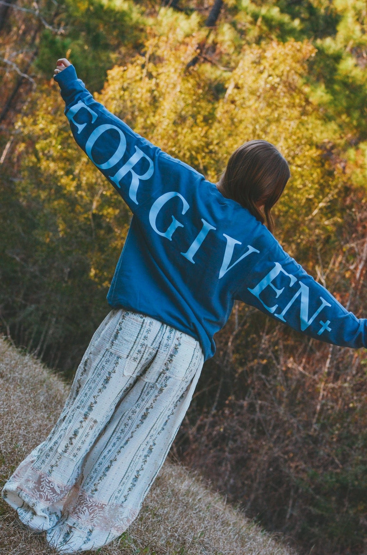 Forgiven Blue Sweatshirt *ONLINE EXCLUSIVE*