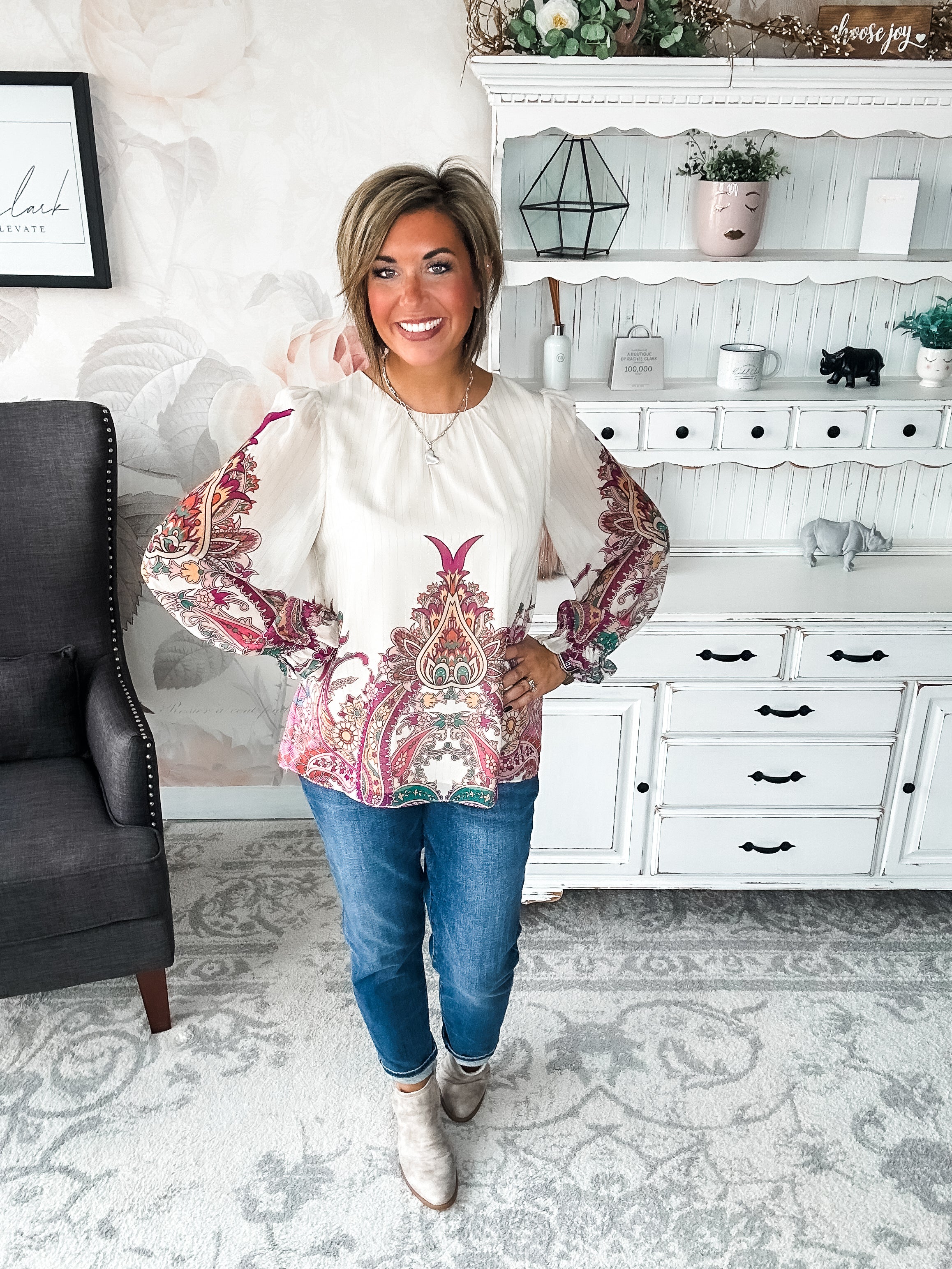 Stop Time Blouse