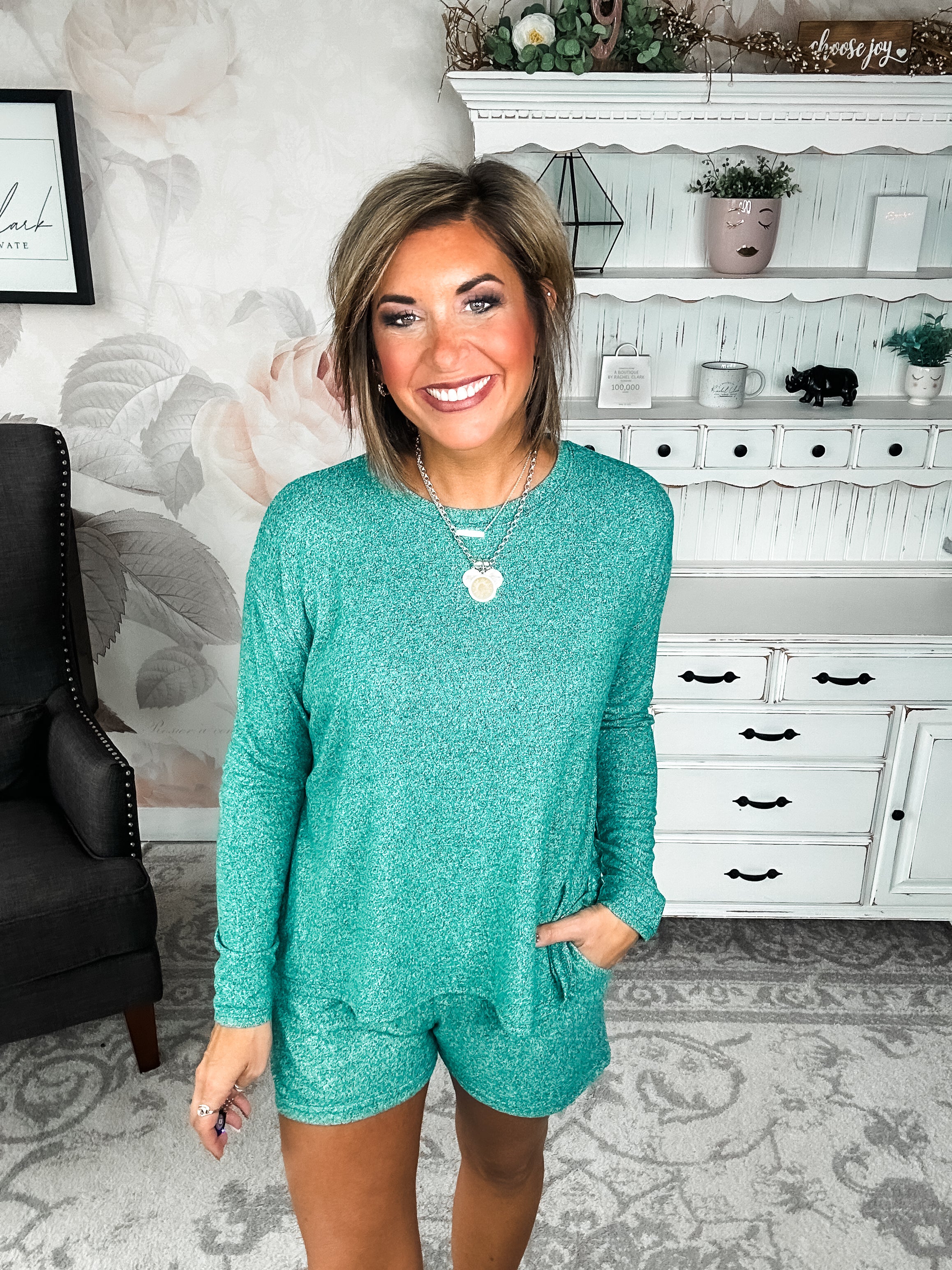 BLACK FRIDAY EXCLUSIVE - Twilight Traveler Lounge Set - Dark Green