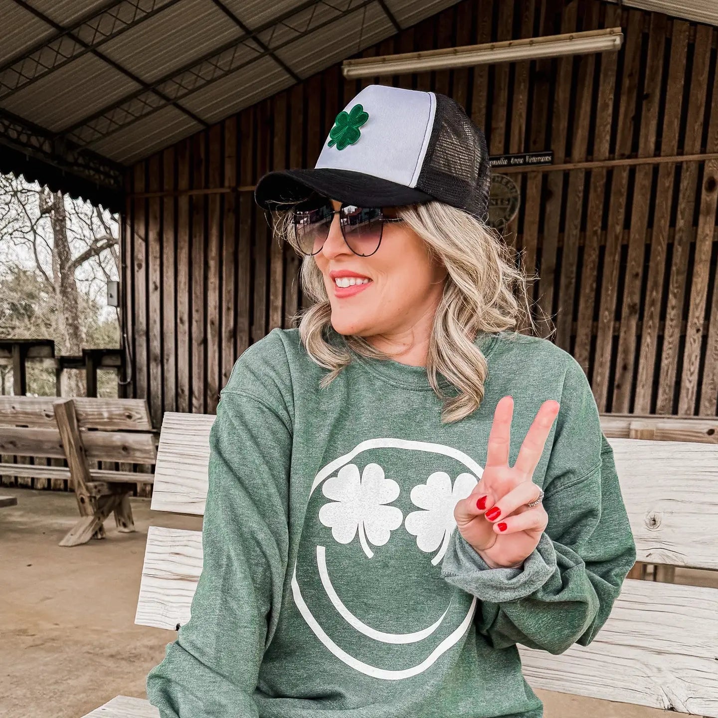 Shamrock Eyes Sweatshirt