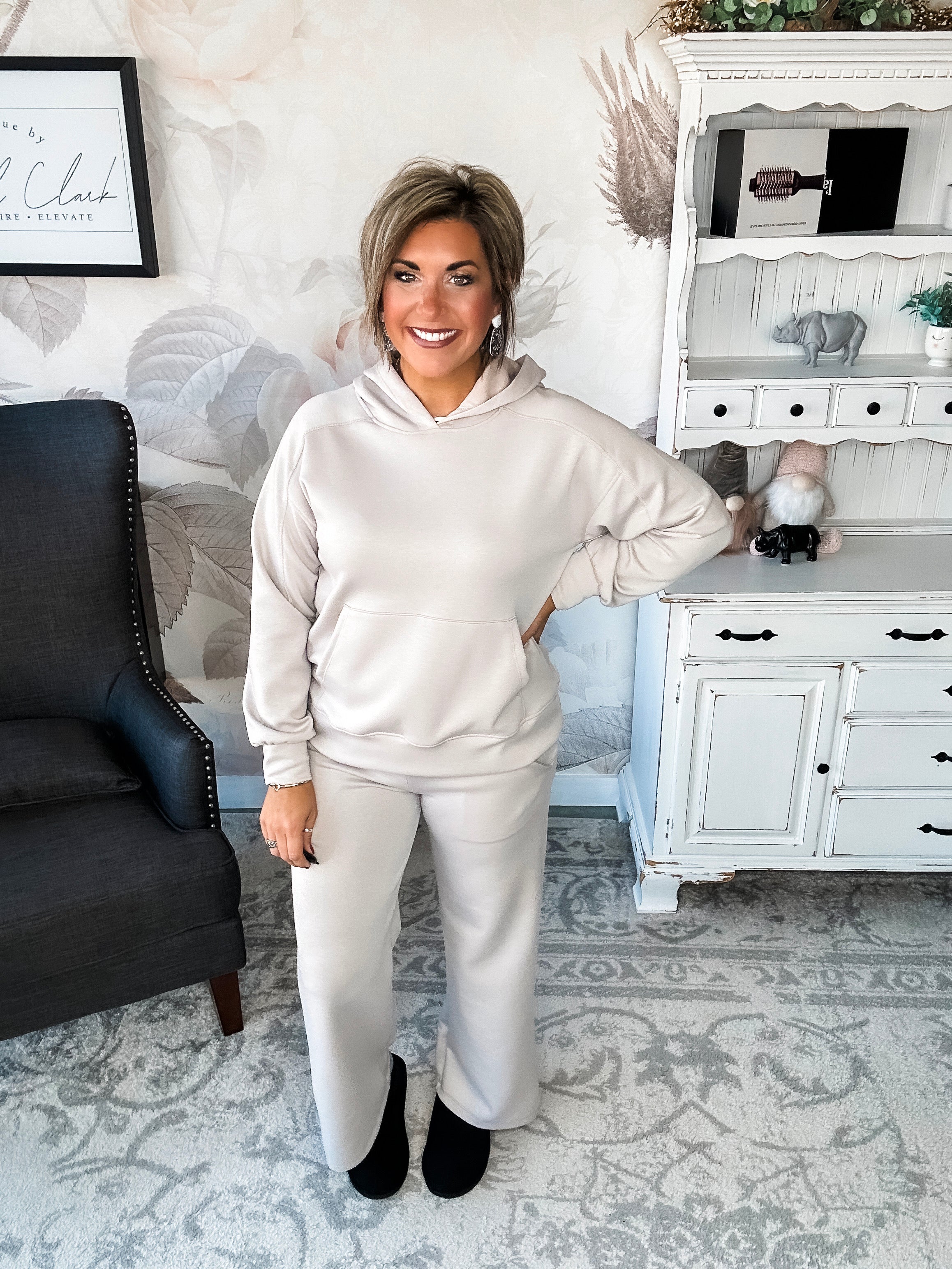 Charmed On The Weekend Hoodie - Grey