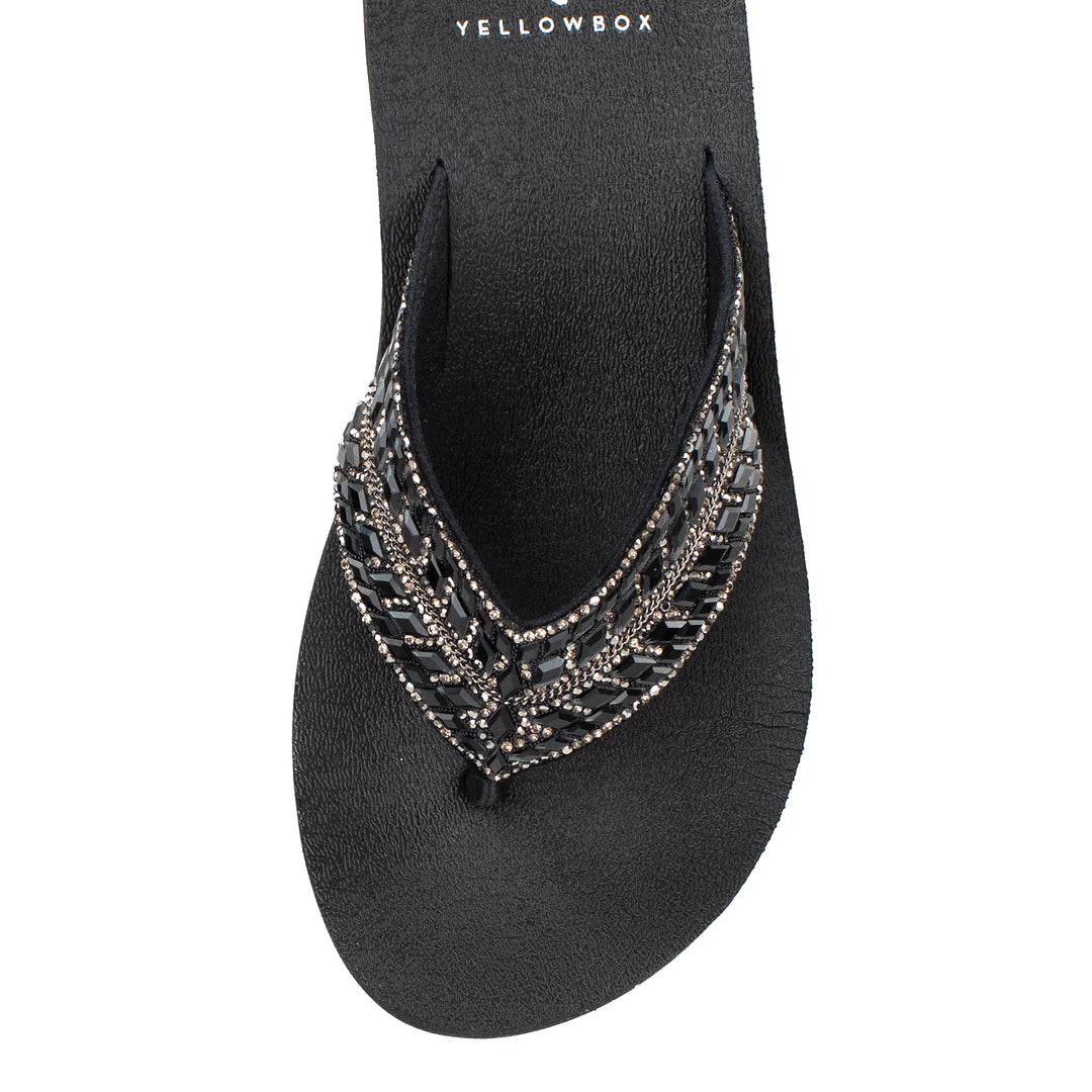 Brandy Flatform Sandal - Black