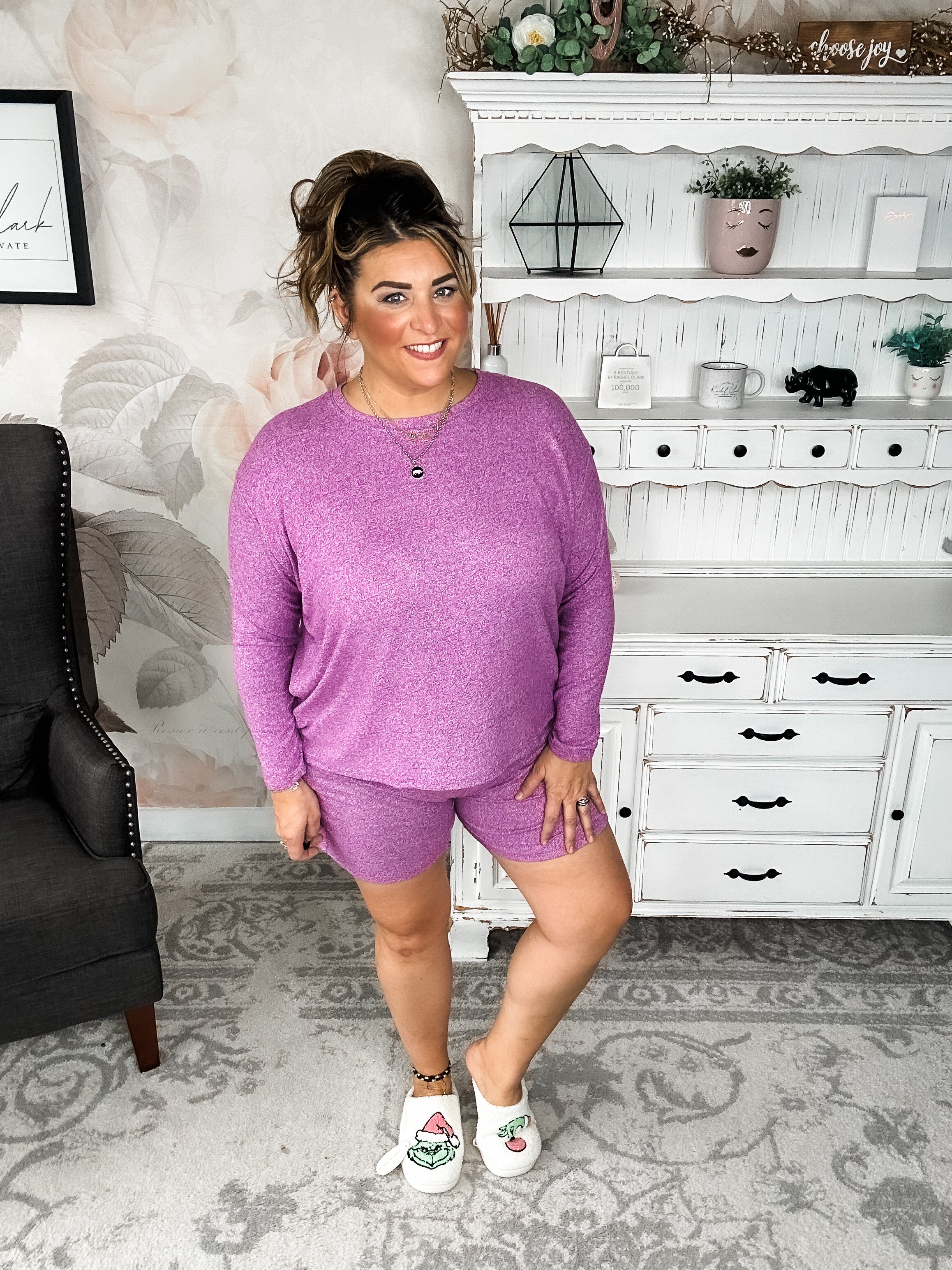 Twilight Traveler Lounge Set - Light Plum