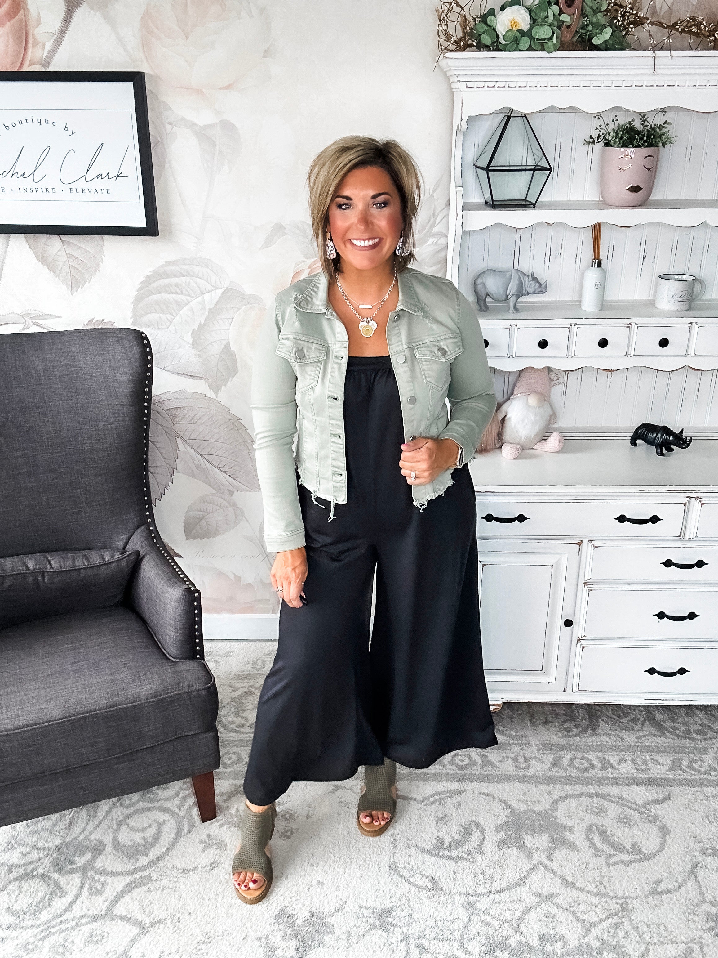 Feeling Reckless Jumpsuit - Black