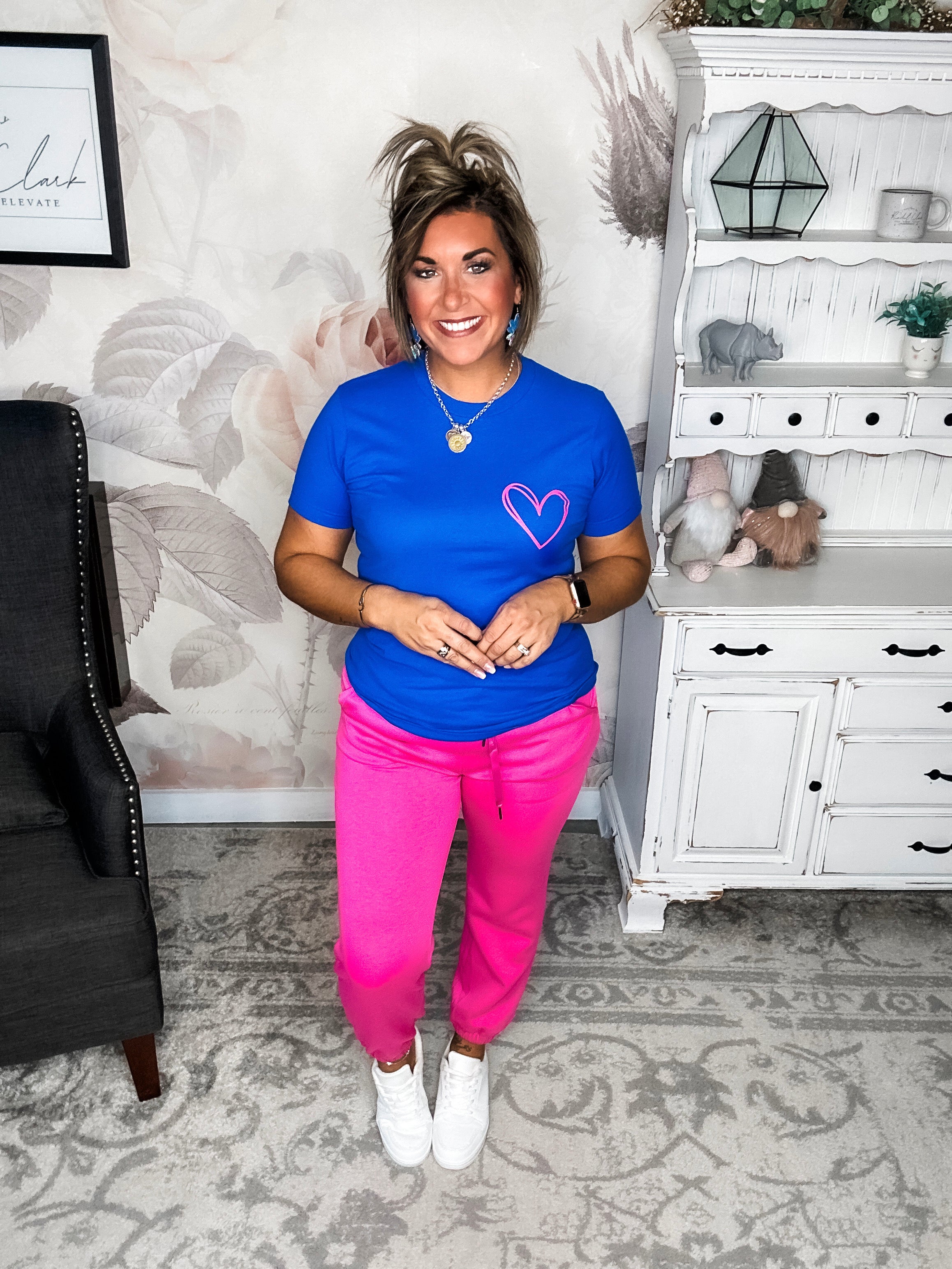 Classy On The Weekend Set - Hot Pink