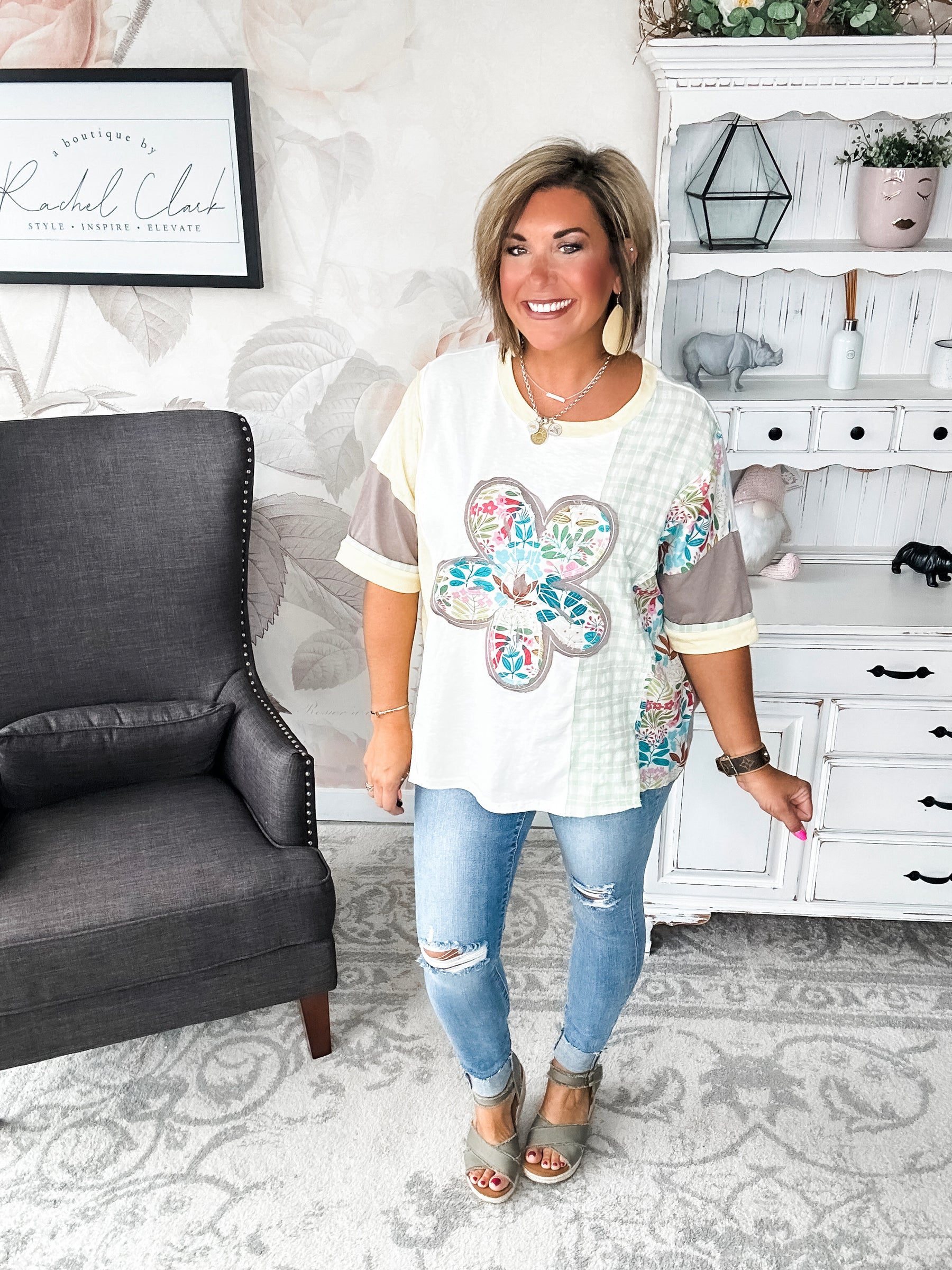 Anything Goes Girl Tunic Top