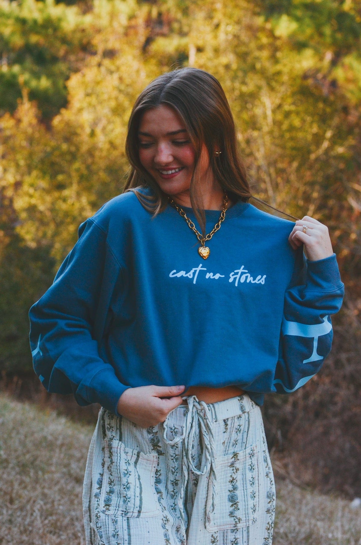 Forgiven Blue Sweatshirt *ONLINE EXCLUSIVE*