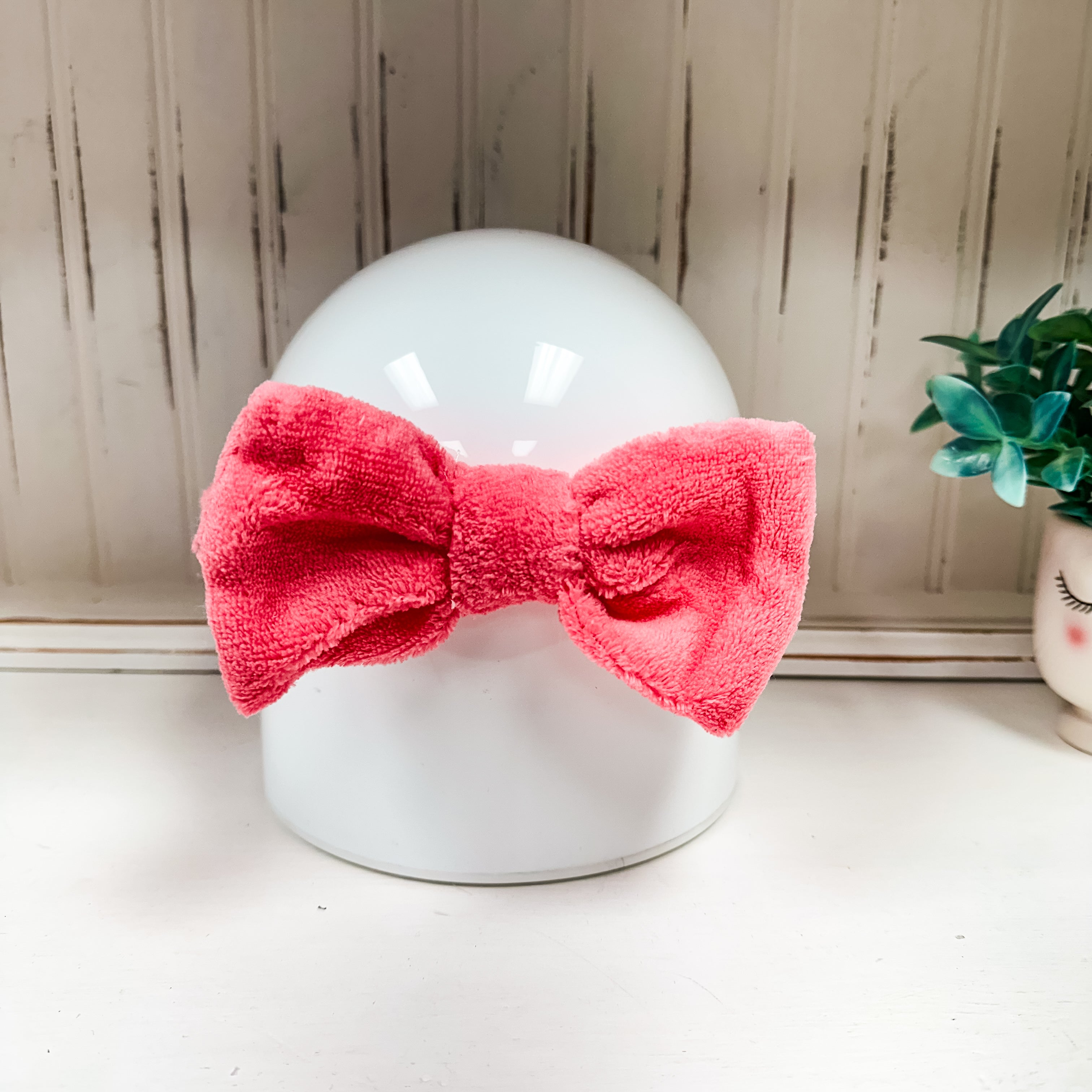 Pink Spa Headband with Bow