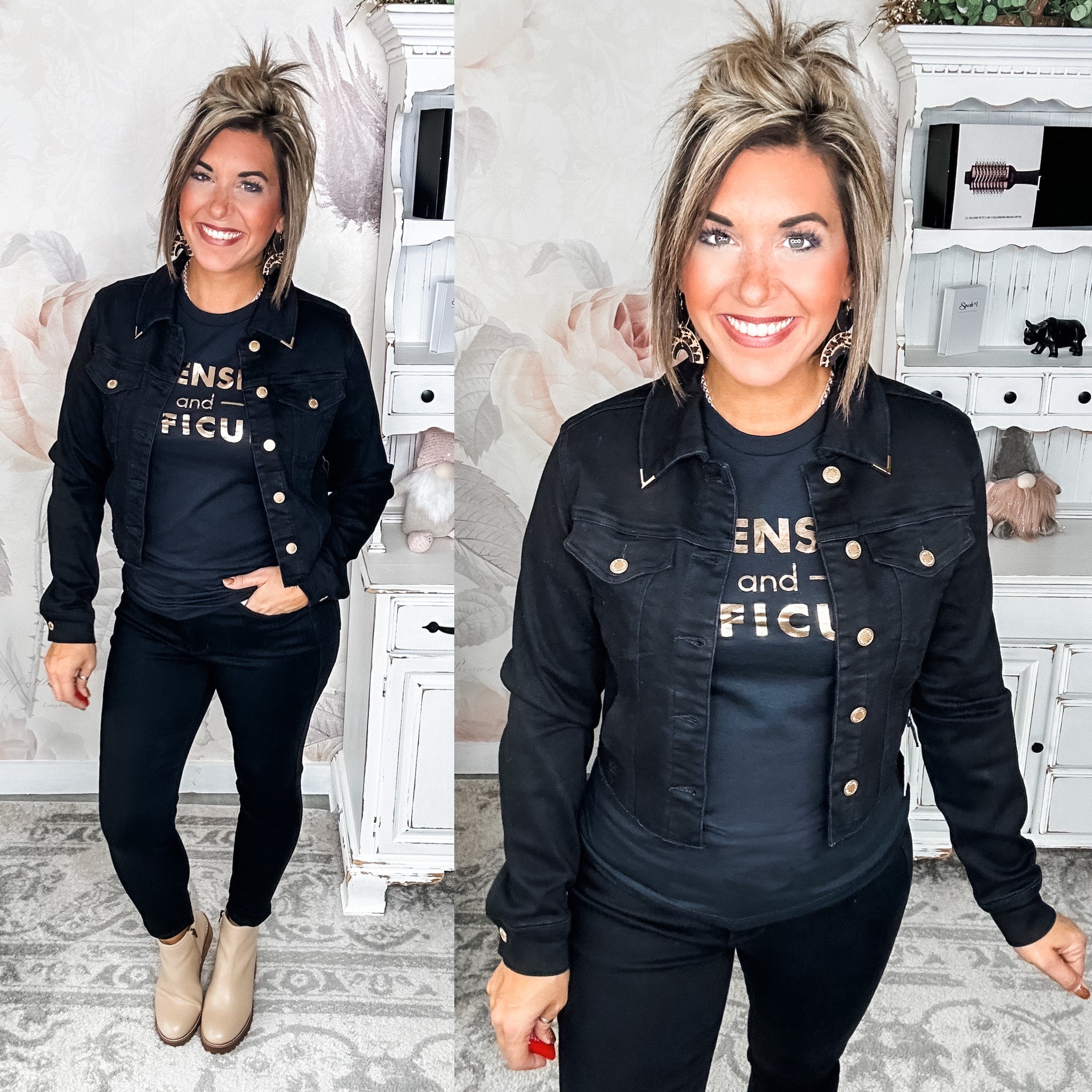 Expensive and Difficult Foil Graphic Tee Shirt