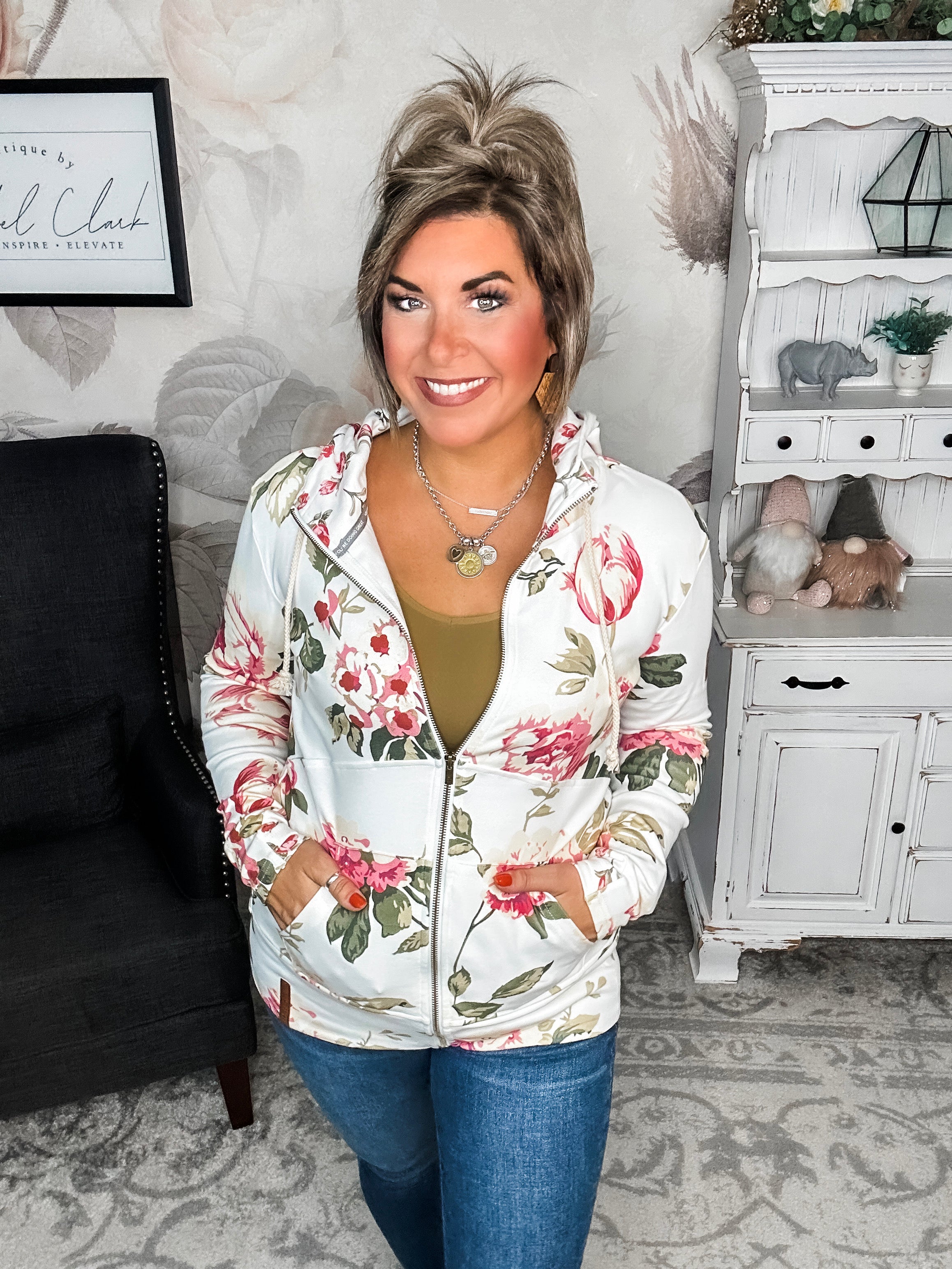 Ampersand Avenue Fullzip Sweatshirt - Most Of Fall