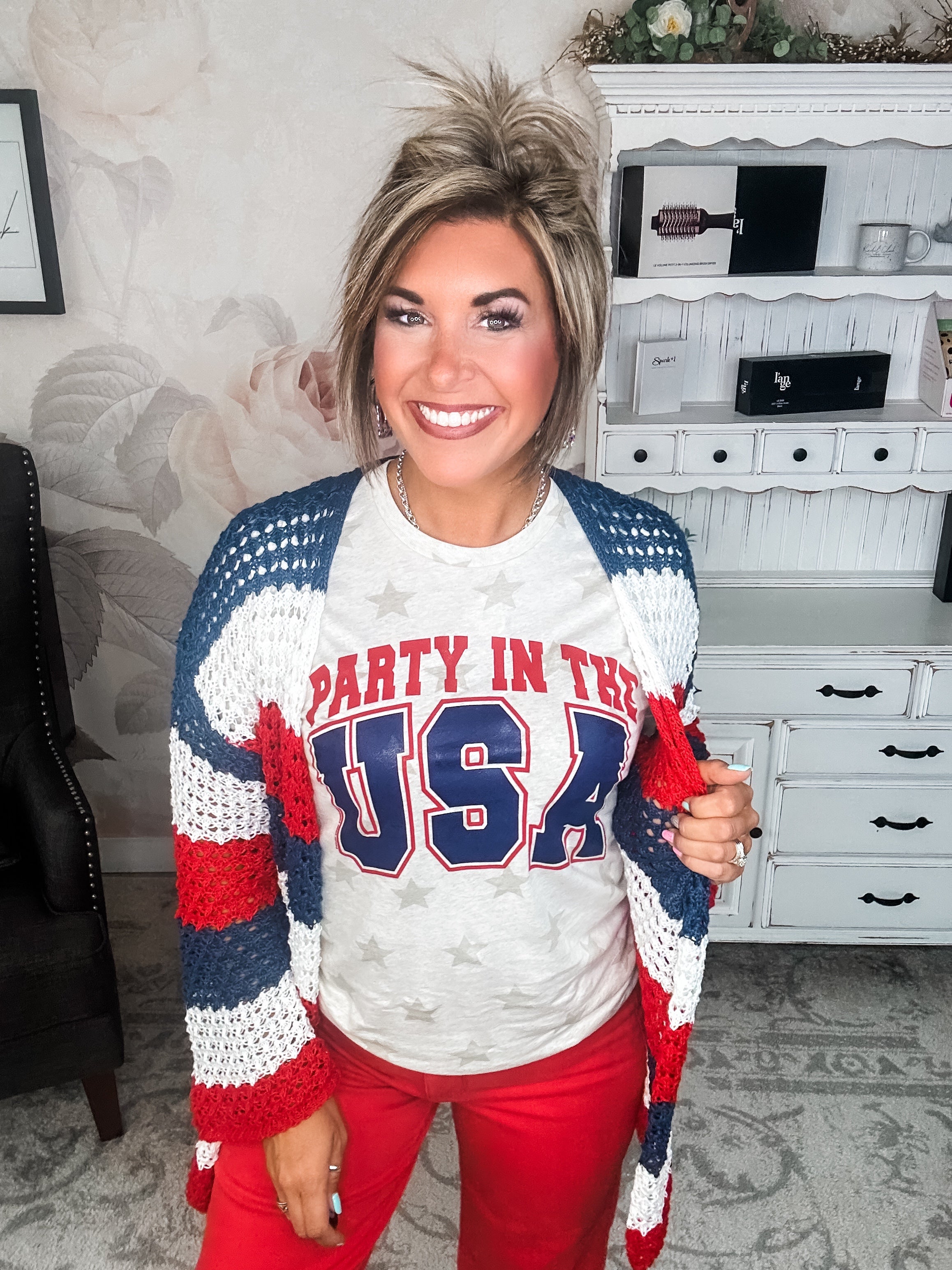 Party In The USA Stars Tee