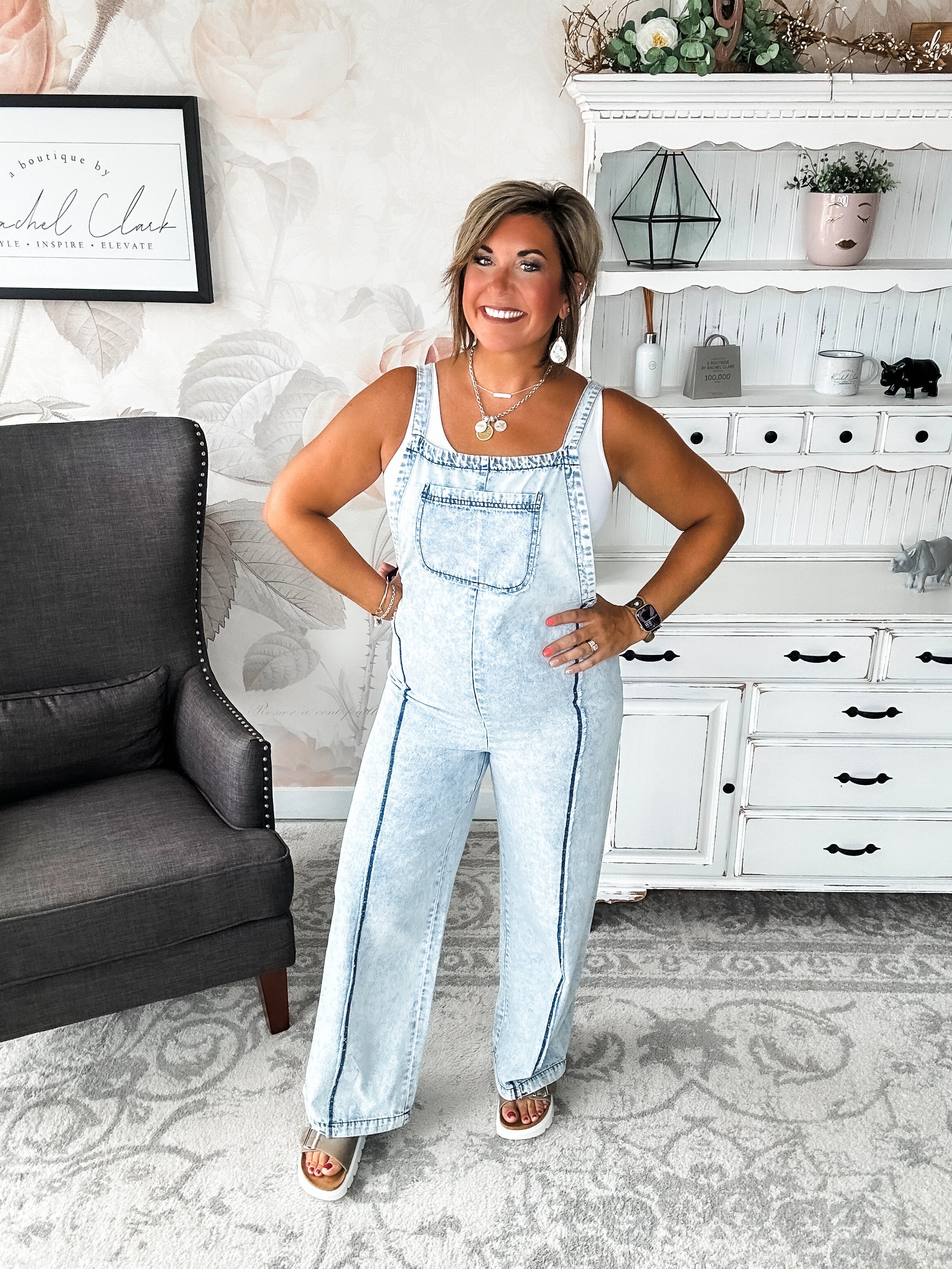 Repeat The Past Denim Jumpsuit Overalls
