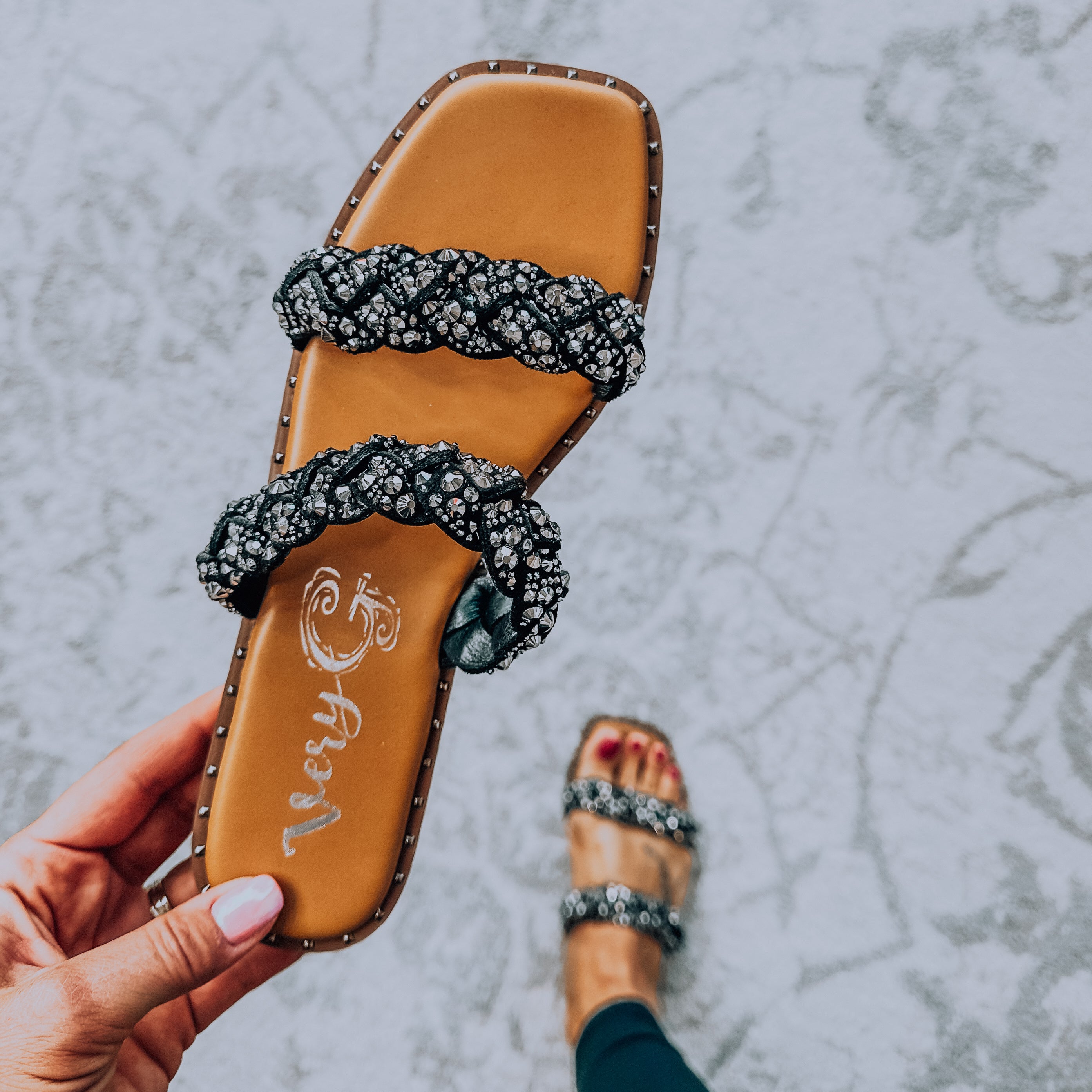 Twisty Sandal - Black