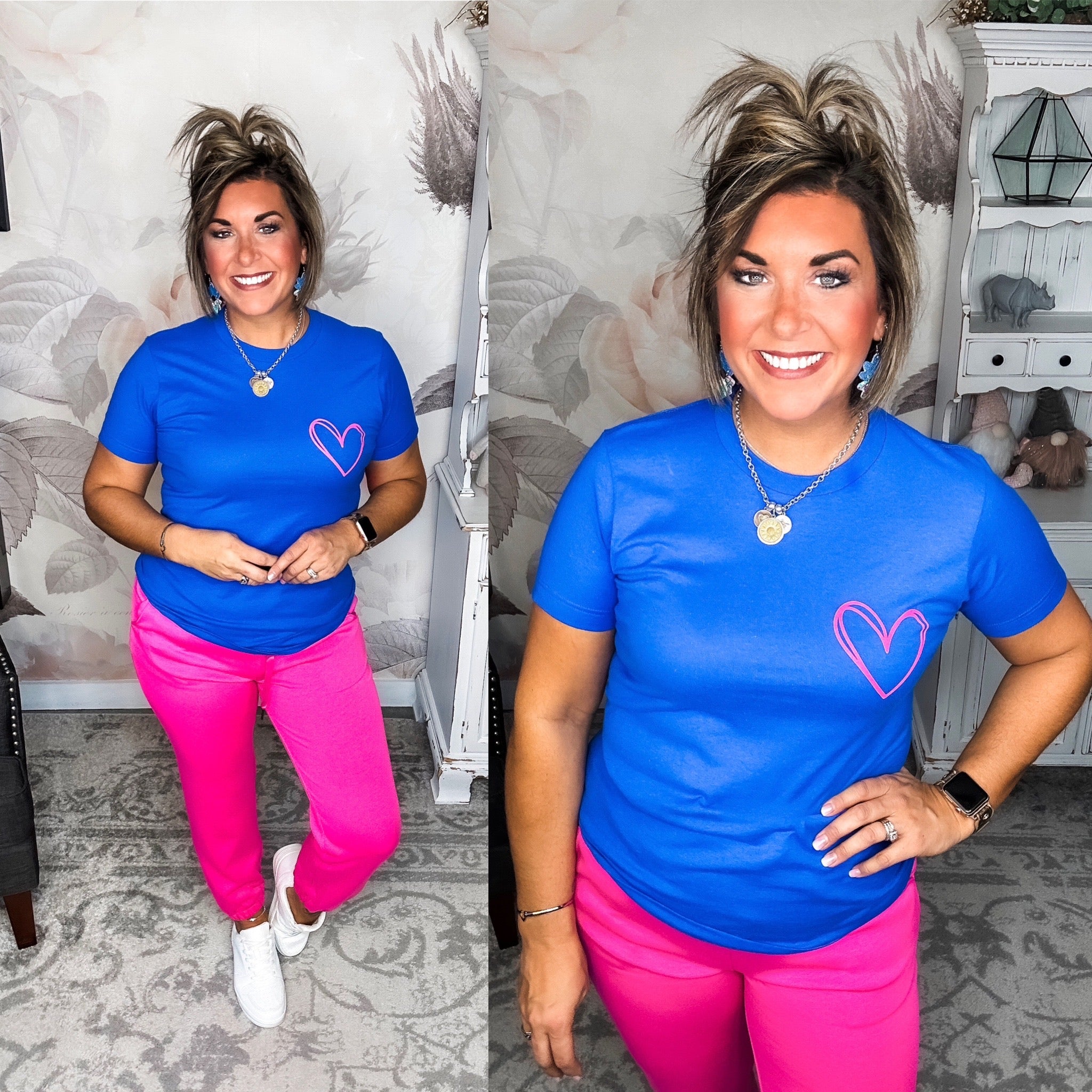 Classy On The Weekend Set - Hot Pink