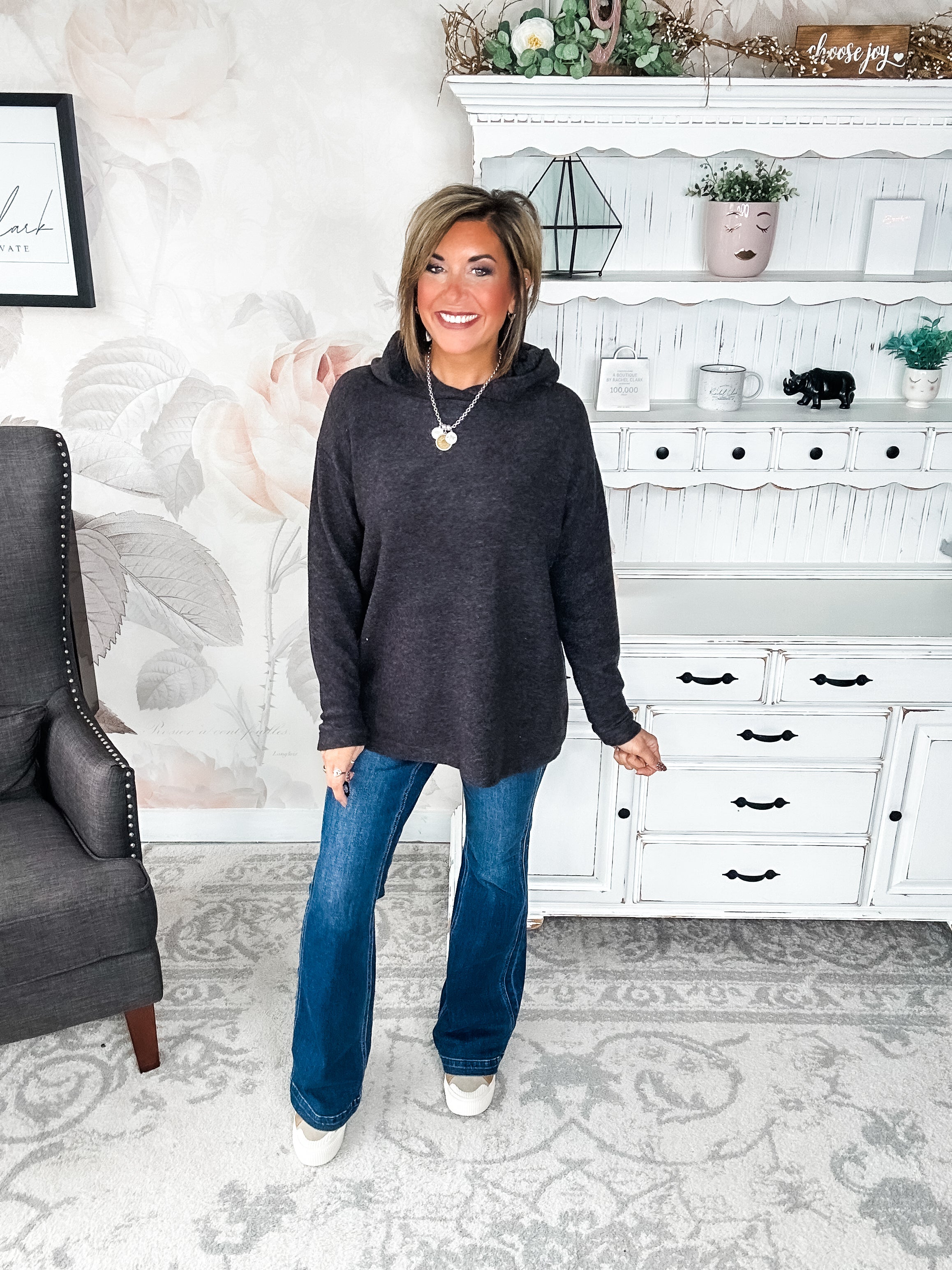 BLACK FRIDAY EXCLUSIVE - Shop Til Sunrise Sweater- Black