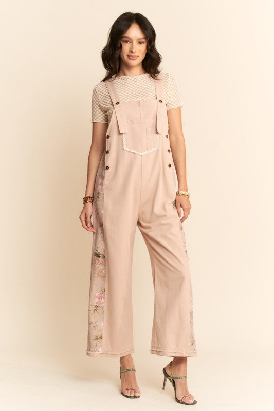 Sweet Symphony Floral Overalls