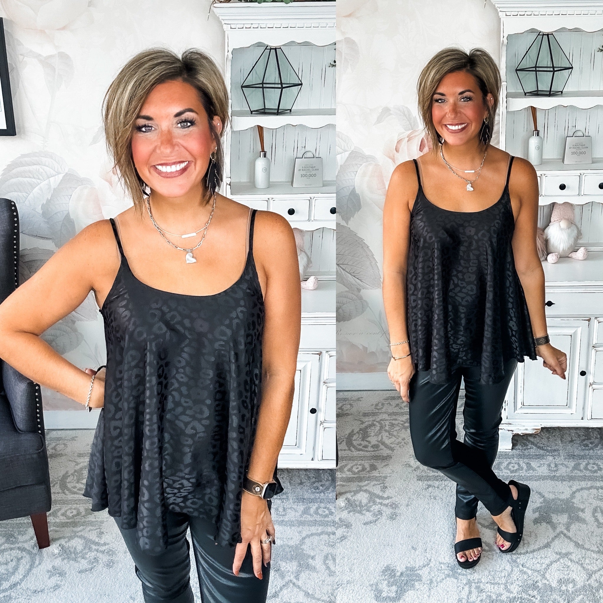 Remember Your Heart Tank - Black