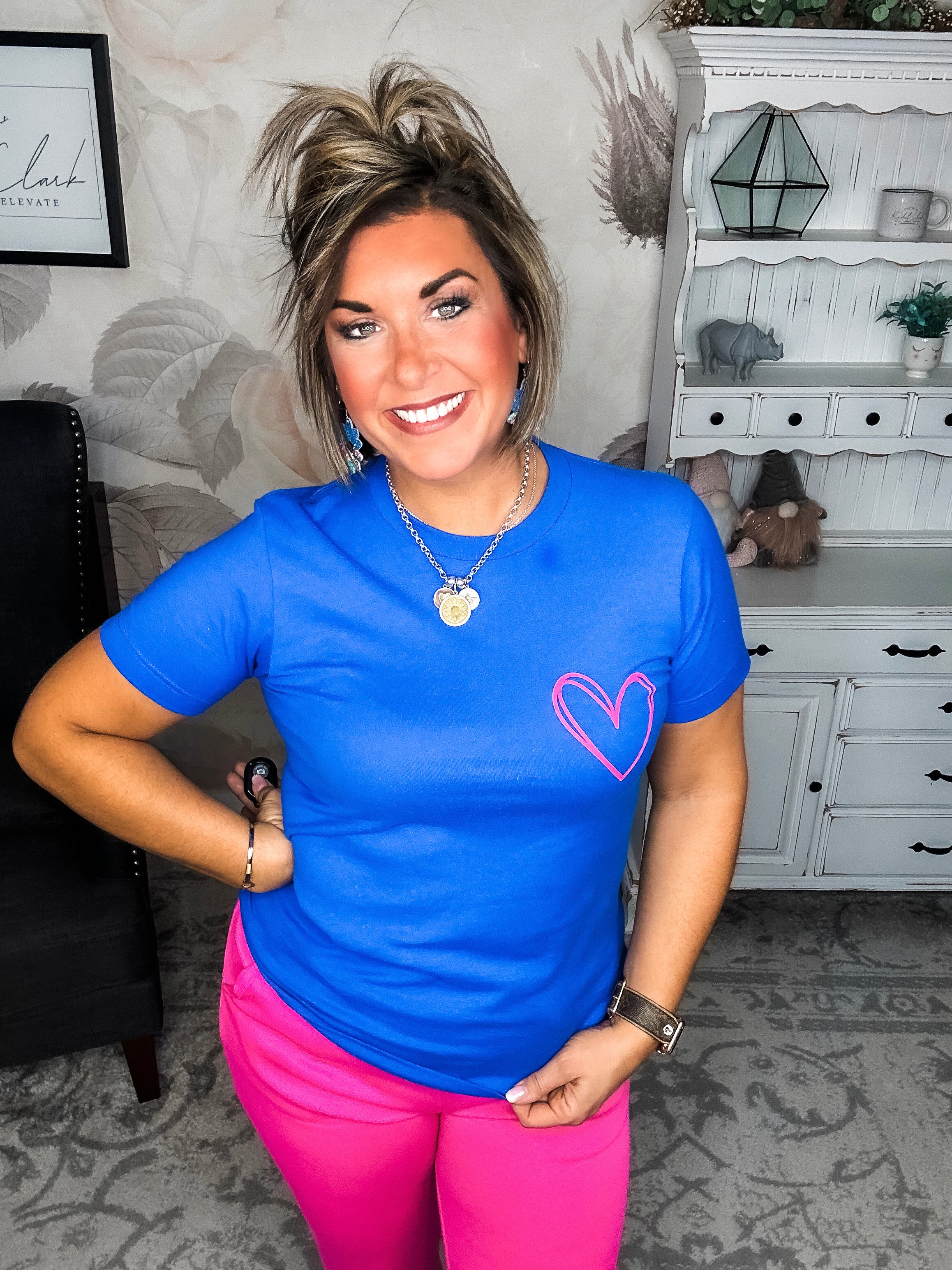 Classy On The Weekend Set - Hot Pink