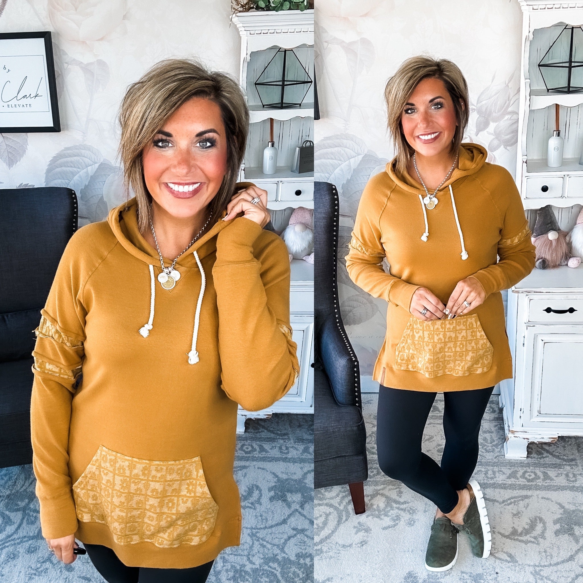 Ampersand Avenue SideSlit Hoodie - Made For You