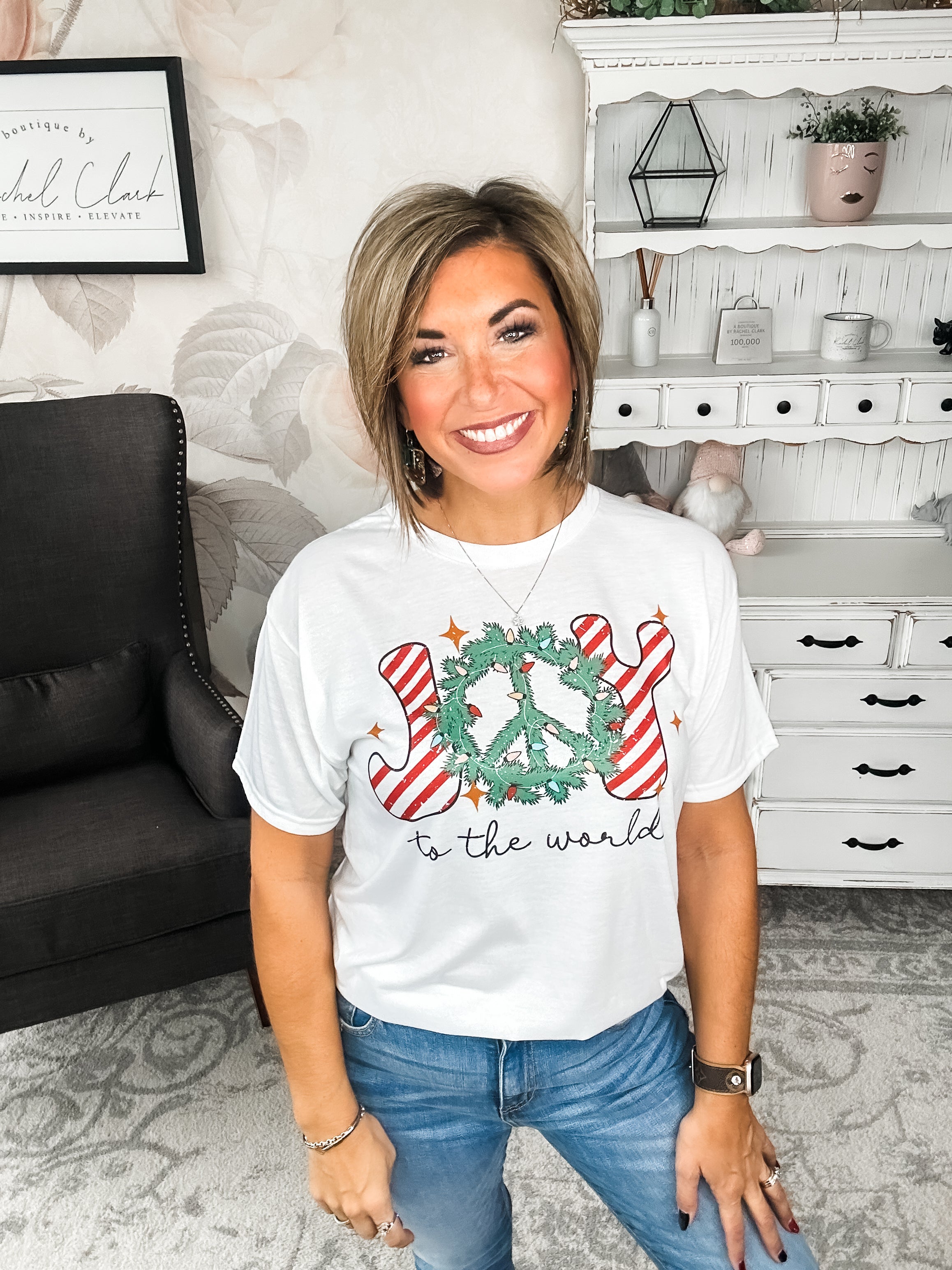 Joy to the Wreath Graphic Tee