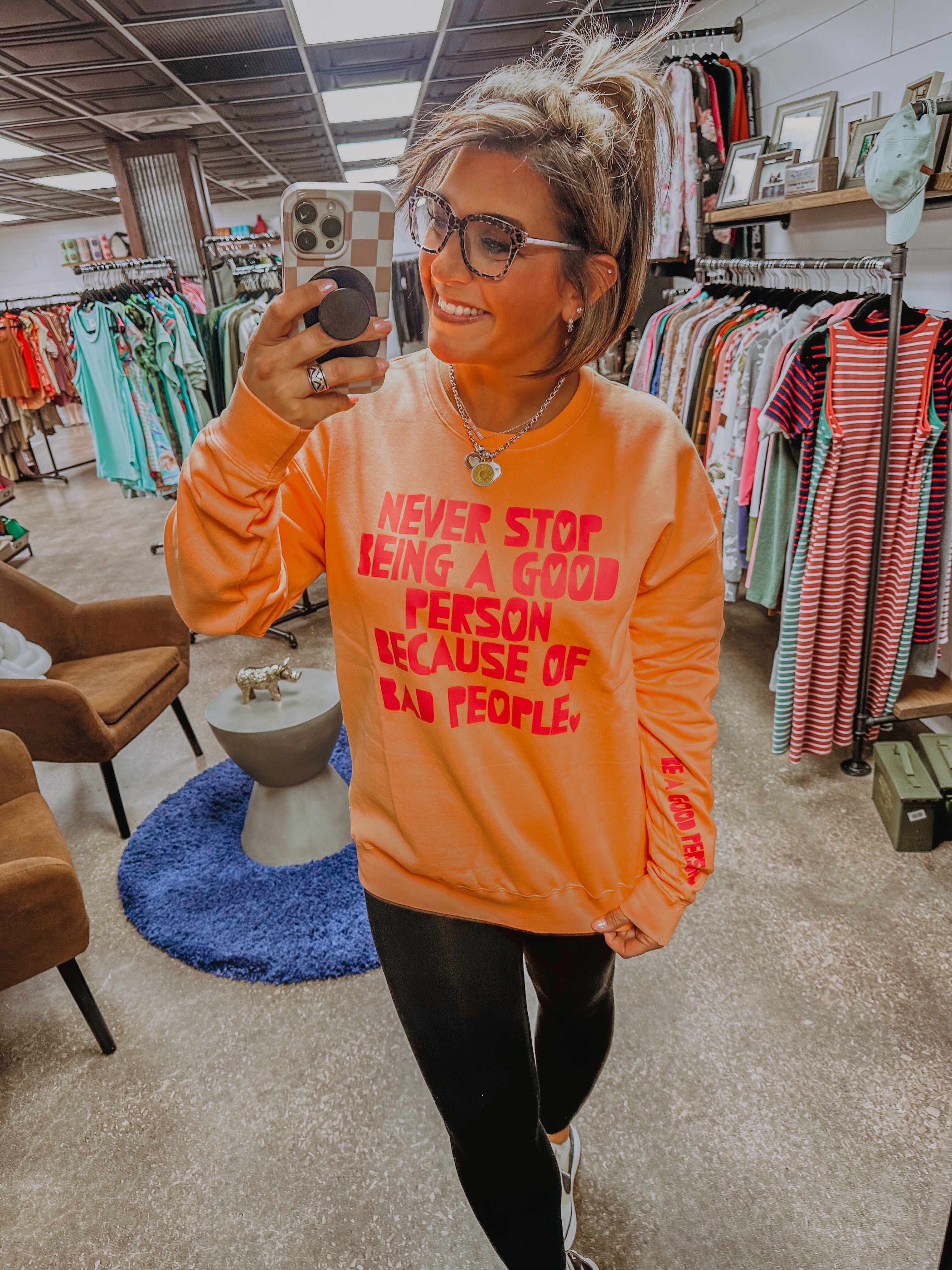 Be A Good Person Pullover Sweatshirt