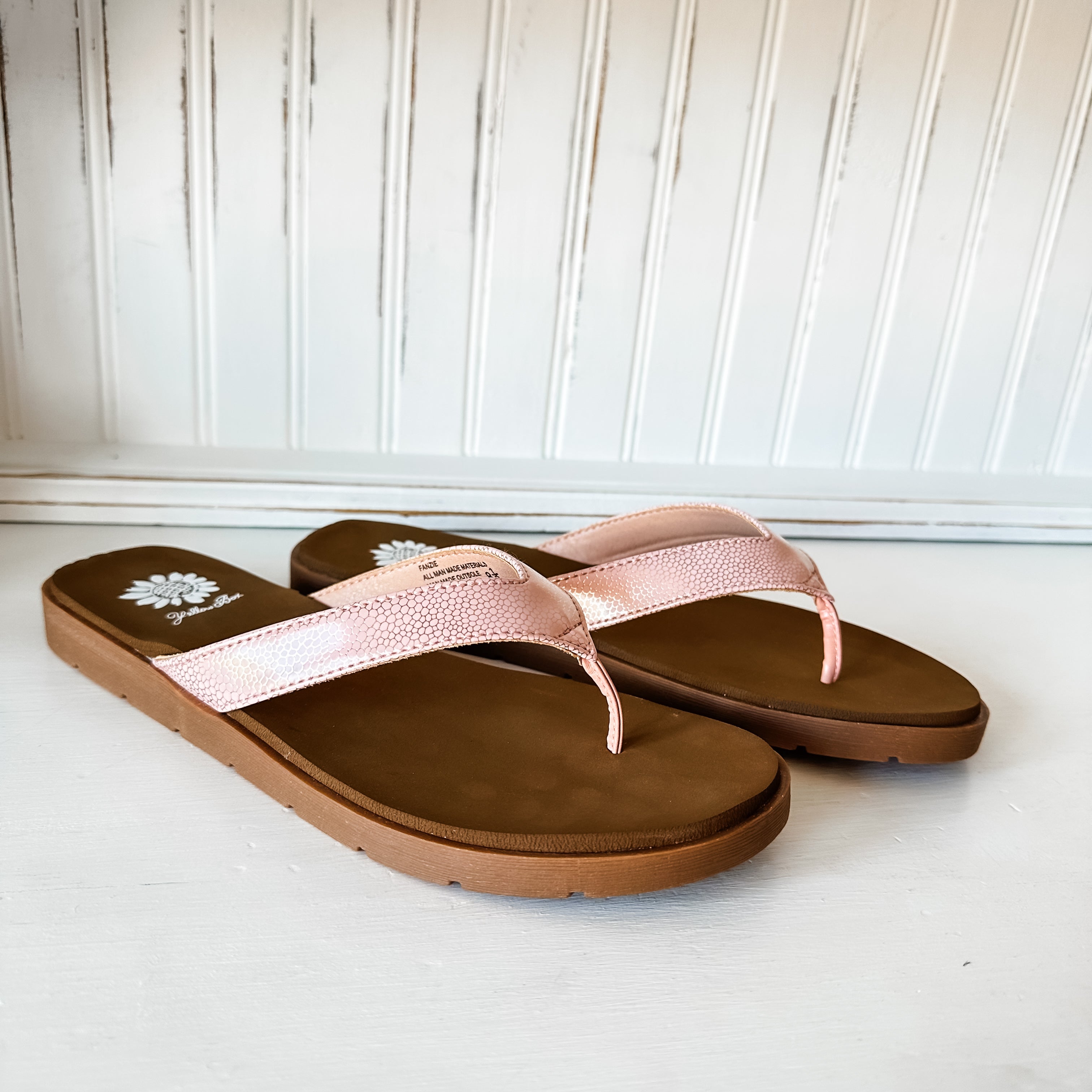 Fanzie Flance Flip Flop Sandal - Coral