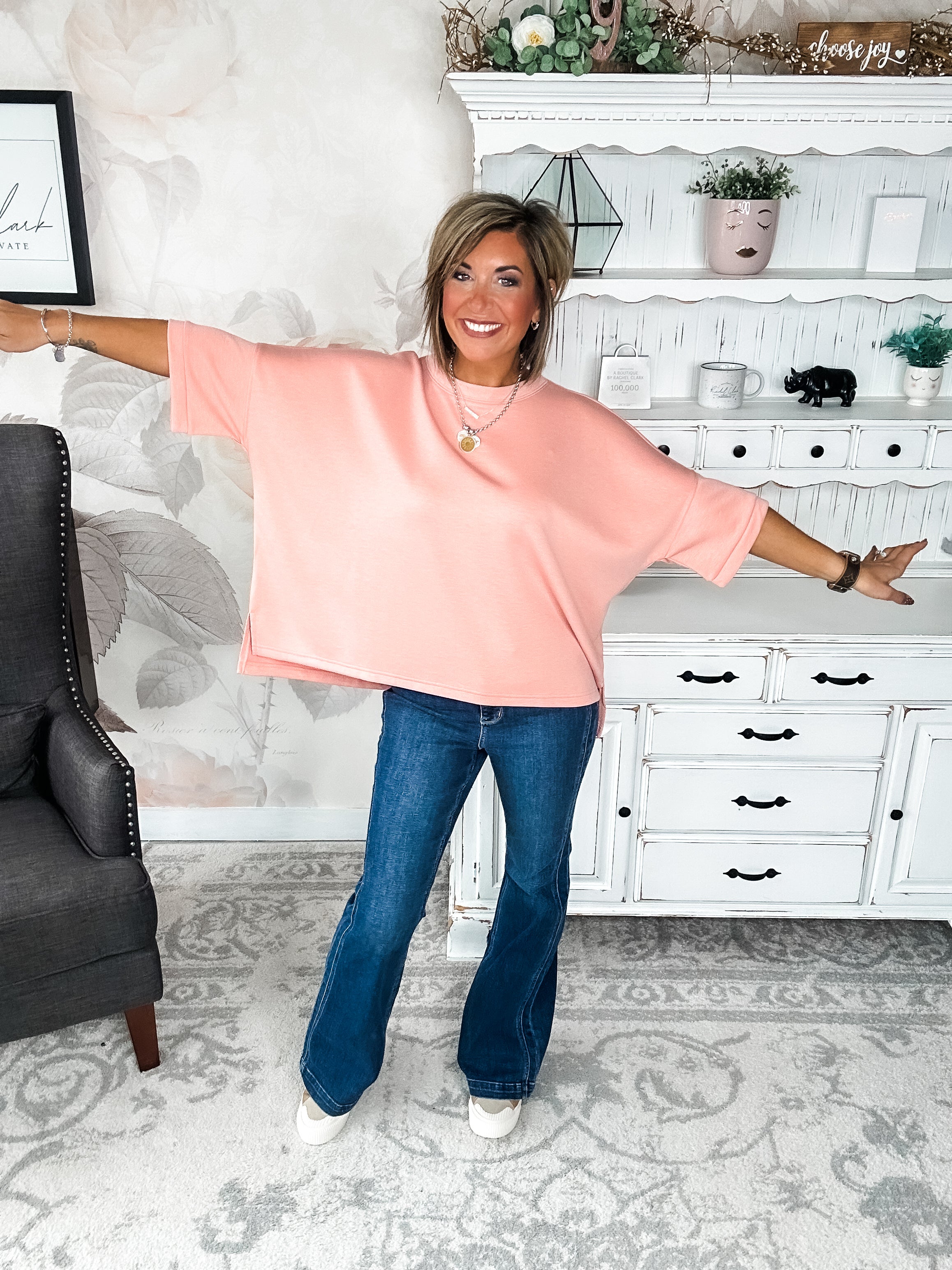 Nightfall Nomad Pullover - Tan Rose