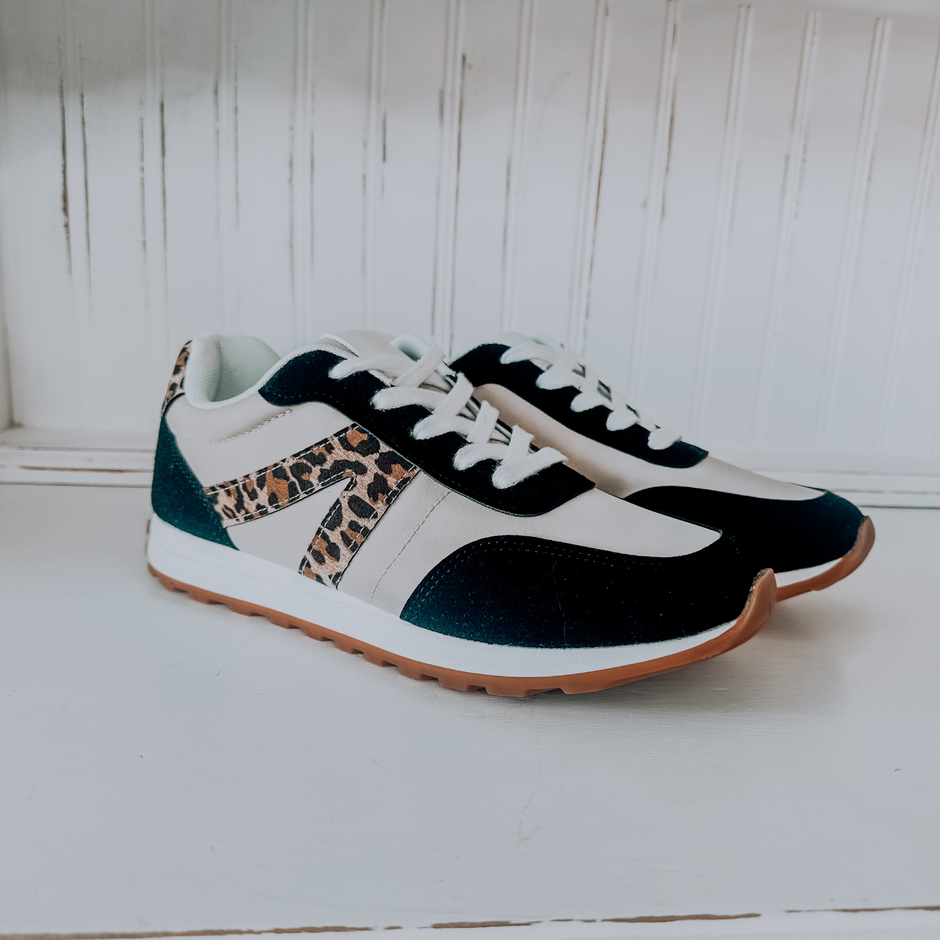 Joel Sneaker - Black Leopard