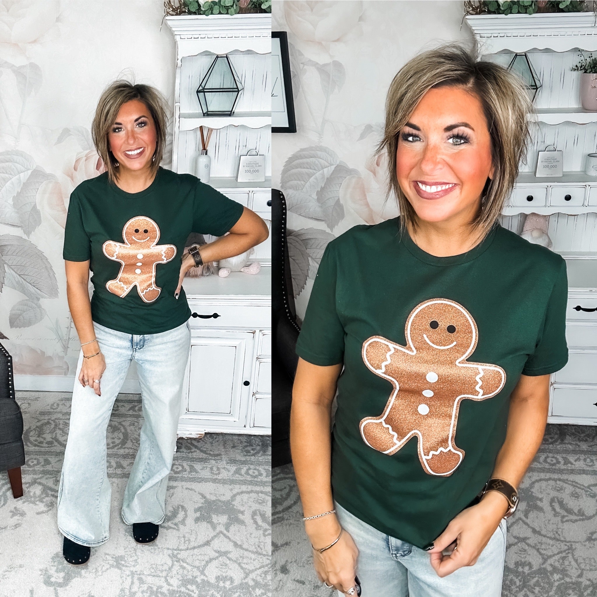 Glitter Gingy Graphic Tee