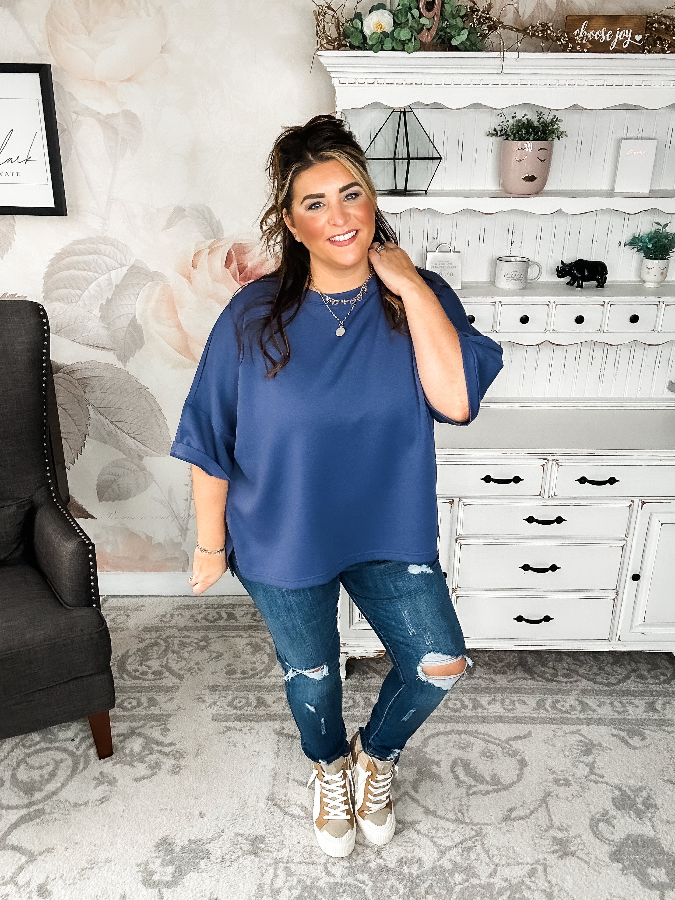 Nightfall Nomad Pullover - Blue Indigo